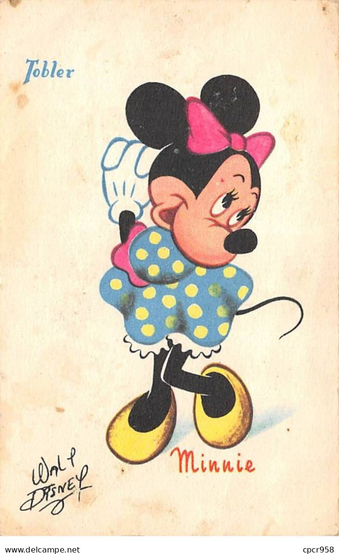 Disney - N°82629 - Tobler - Minnie - Carte Publicitaire - Disneyland