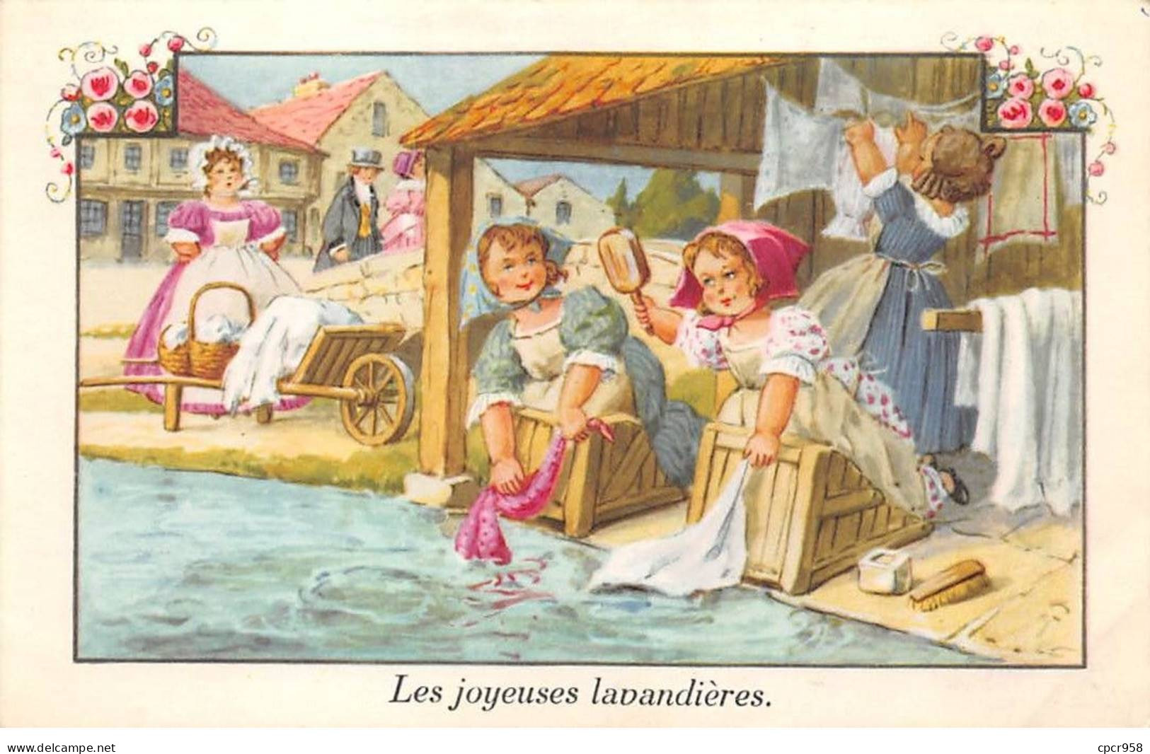 Illustrateur - N°81072 - Les Joyeuses Lavandières - Autres & Non Classés