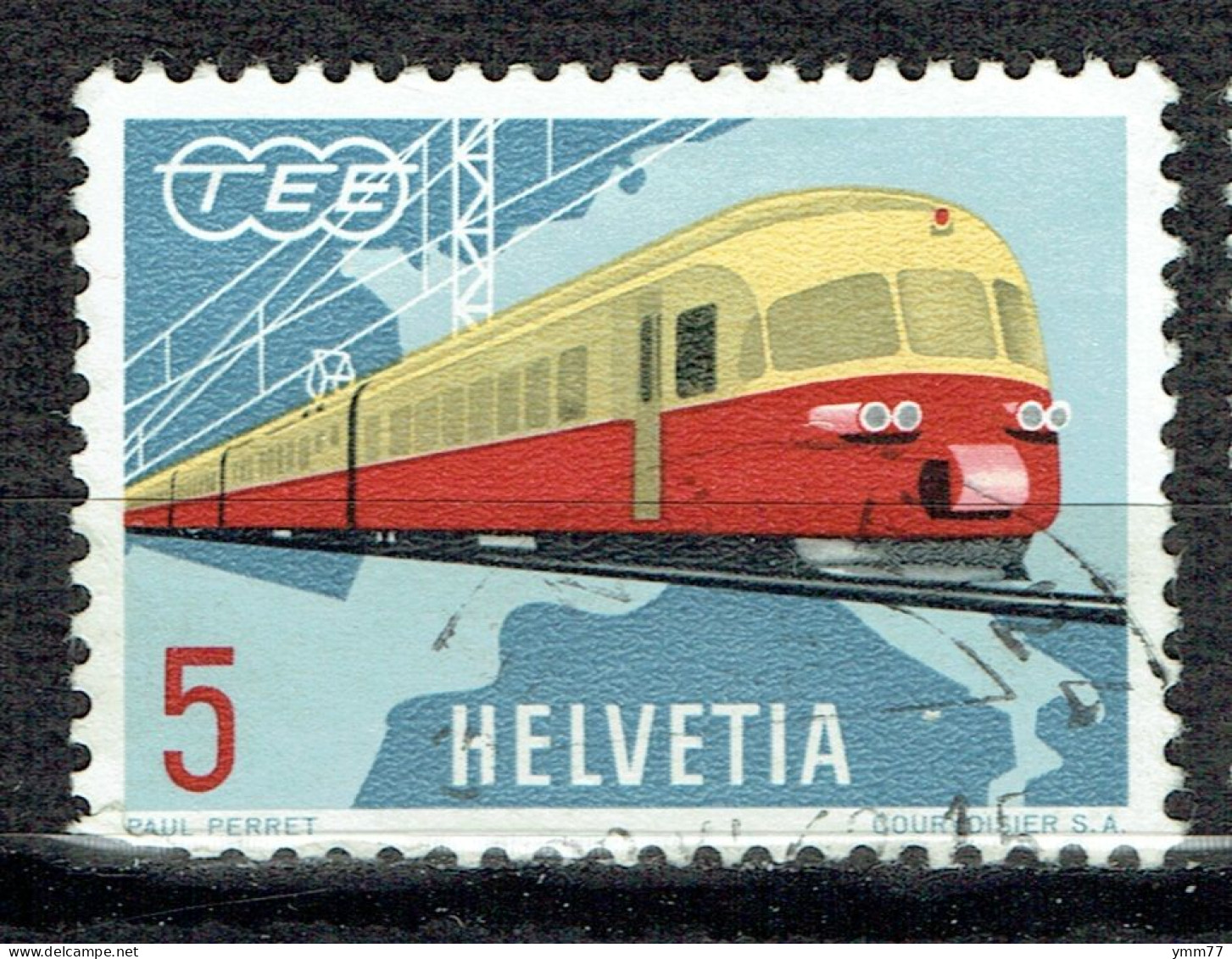 Série De Propagande : Trans-Europ Express - Used Stamps