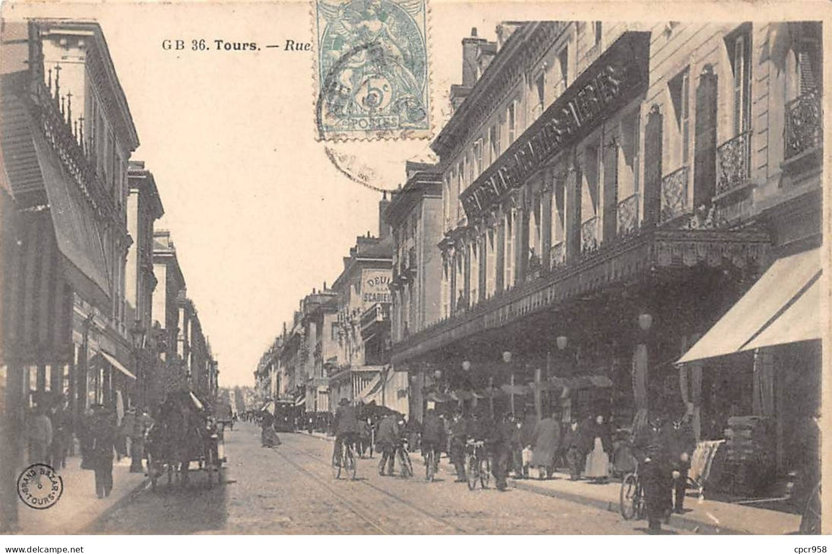 37 - TOURS - SAN42345 - Rue ..... - Tours