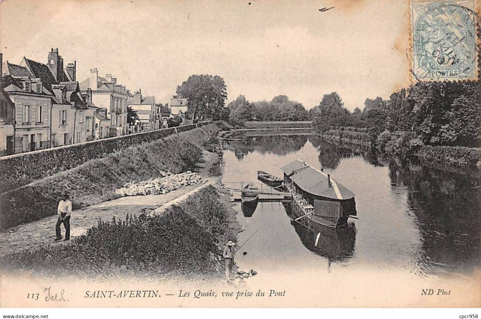 37 - SAINT AVERTIN - SAN42354 - Les Quais - Vue Prise Du Pont - Saint-Avertin