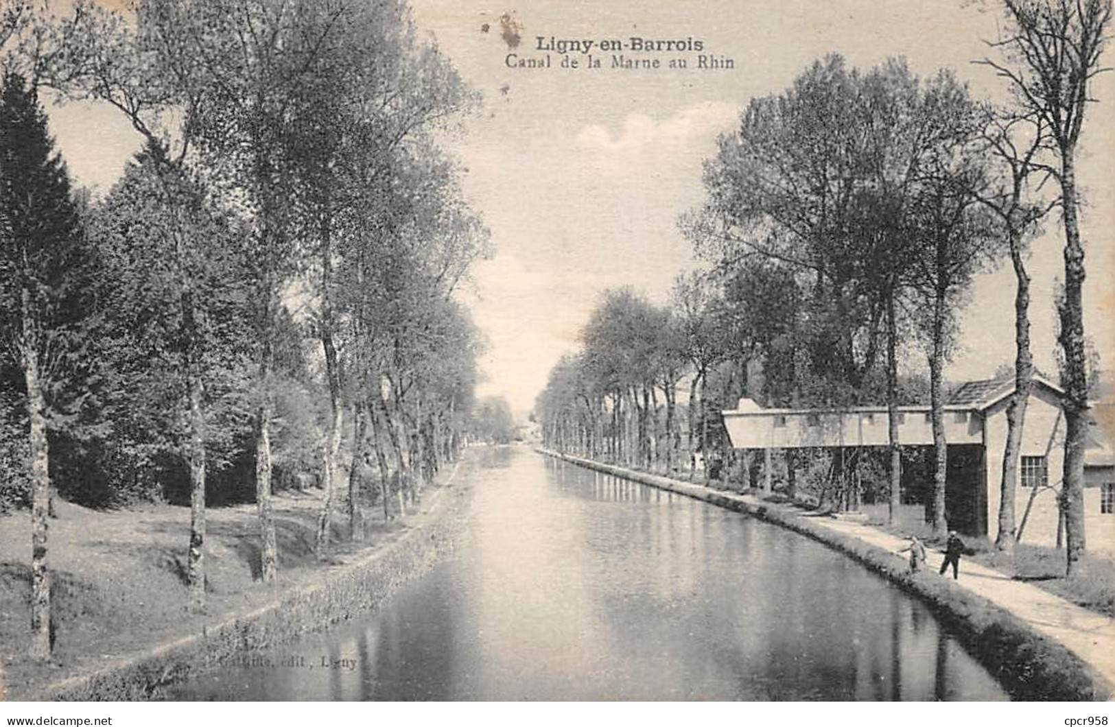 55 - LIGNY EN BARROIS - SAN42432 - Canal De La Marne Au Rhin - Ligny En Barrois