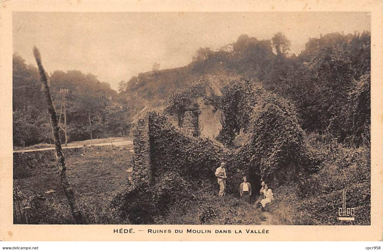 35 - HEDE - SAN42337 - Ruines Du Moulin Dans La Vallée - Autres & Non Classés
