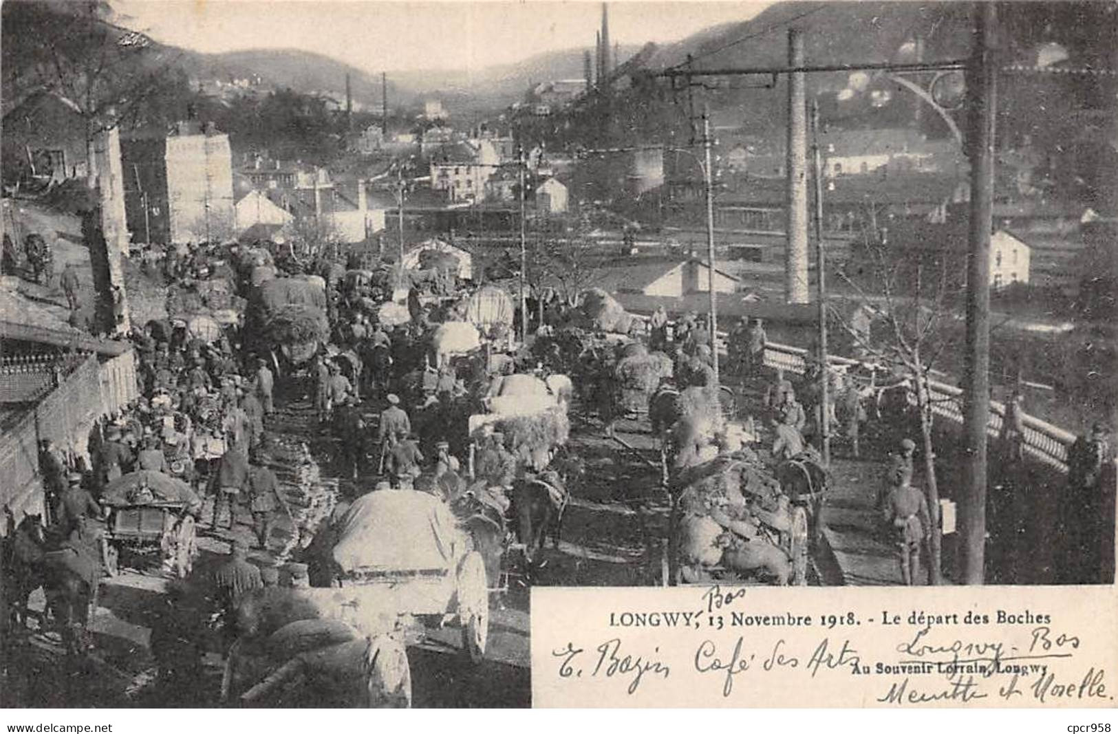 54 - LONGWY - SAN37549 - Le Départ Des Boches - 12 Novembre 1918 - Longwy