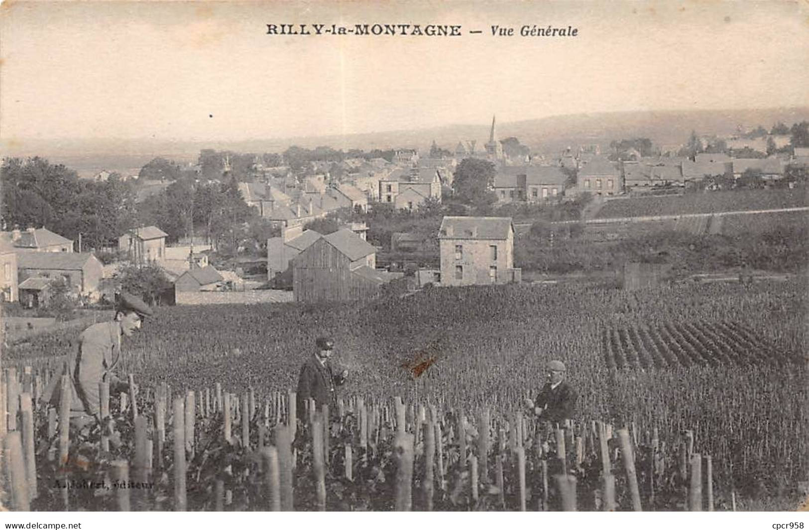 51 - RILLY LA MONTAGNE - SAN37507 - Vue Générale - Agriculture - Rilly-la-Montagne