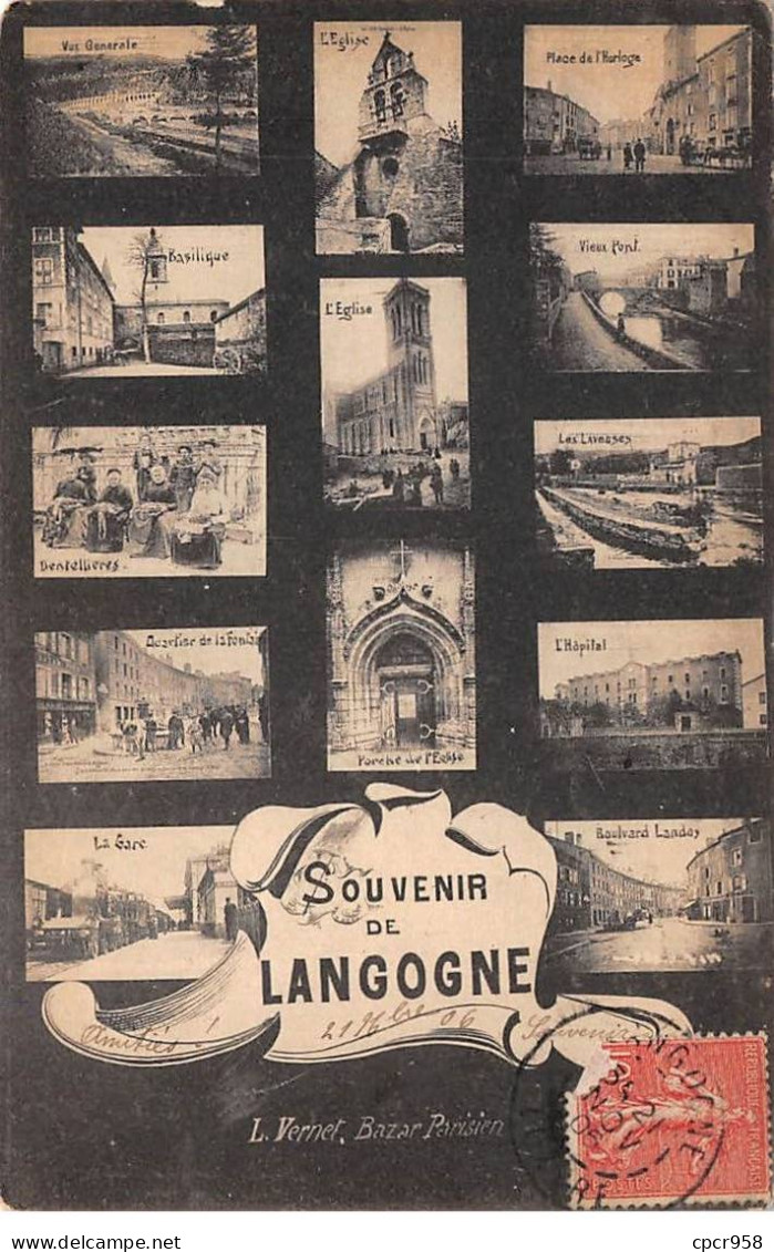 48 - LANGOGNE - SAN37350 - Souvenir De Langogne - Langogne