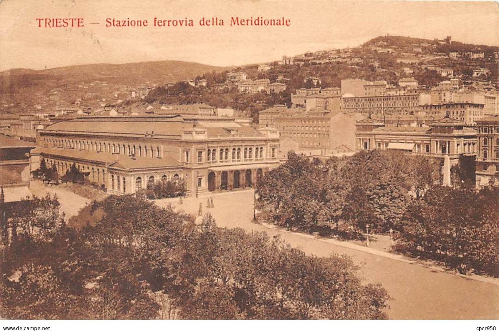 ITALIE - TRIESTA - SAN42887 - Stazione Ferrovia Della Meridionale - Trieste