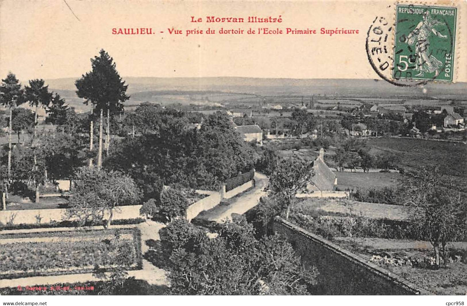 21 - SAULIEU - SAN37136 - Vue Prise Du Dortoir De L'Ecole Primaire Supérieure - Saulieu