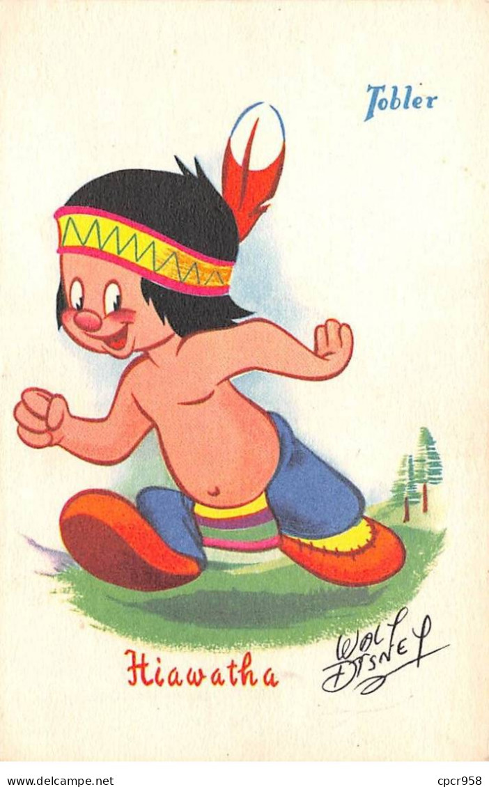 Disney - N°82661 - Tobler - Hiawatha - Carte Publicitaire - Disneyland