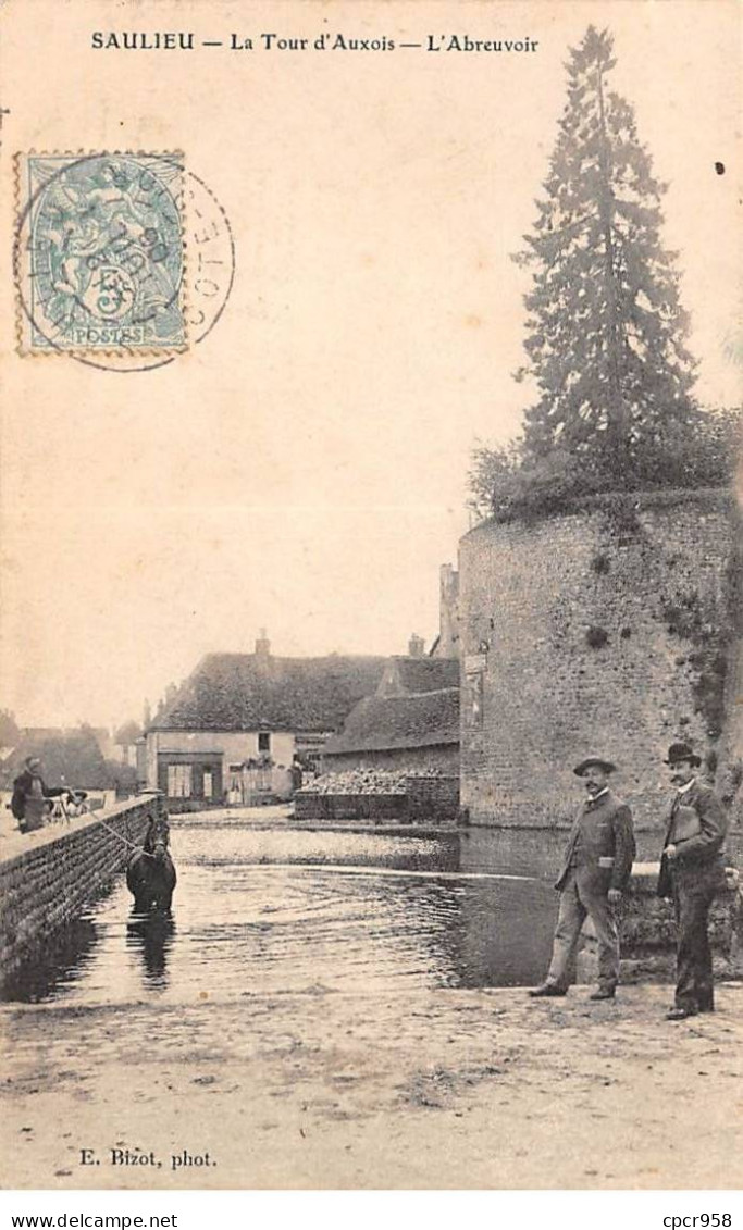 21 - SAULIEU - SAN37120 - La Tour D'Auxois - L'Abreuvoir - Saulieu