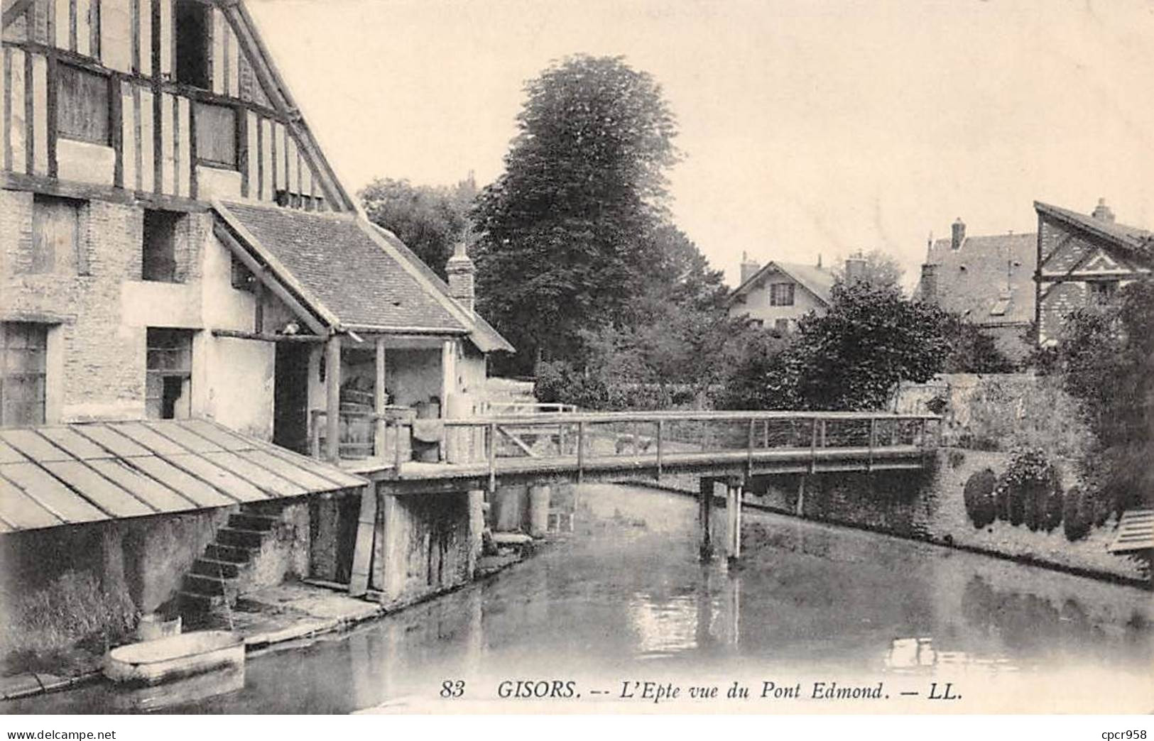 27 - GISORS - SAN43314 - L'Epte Vue Du Pont Edmond - Gisors