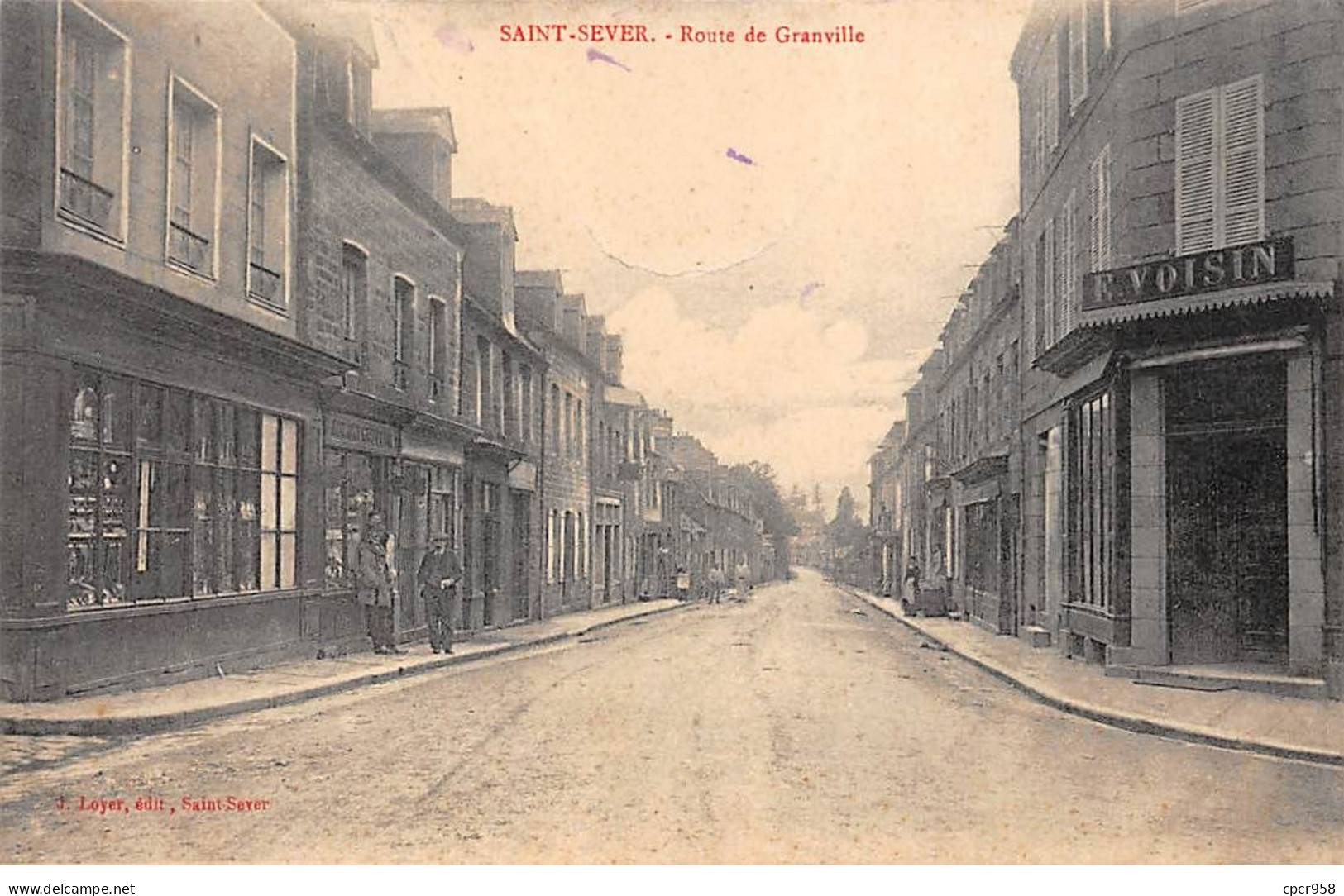 14 - SAINT SEVER - SAN43195 - Route De Granville - Autres & Non Classés