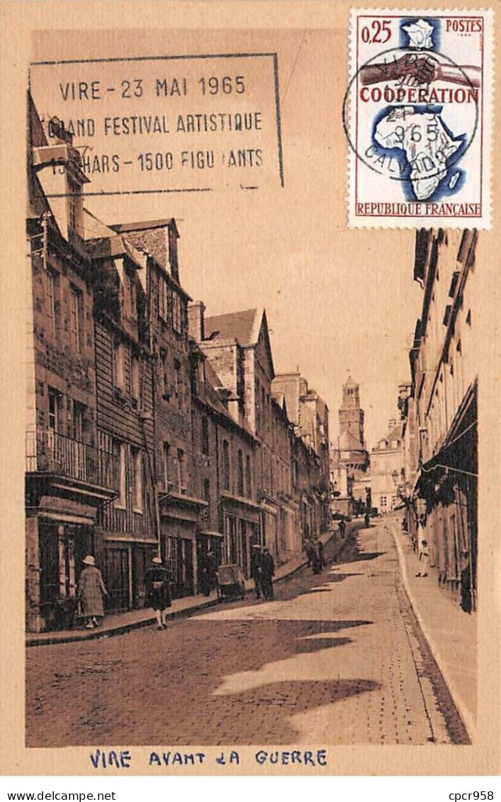 14 - VIRE - SAN43192 - Rue Armand Gasté - Souvenir Philatélique Du Grand Festival Artistique - Vire