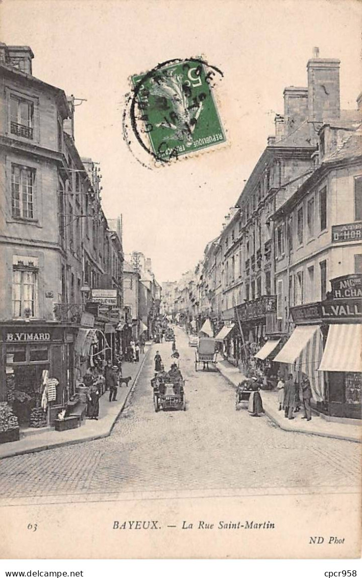 14 - BAYEUX - SAN43187 - La Rue Saint Martin - Bayeux