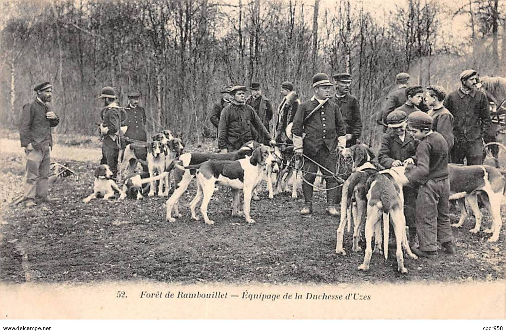 CHASSE - SAN37877 - Forêt De Rambouillet - Equipage De La Duchesse D'Uzes - Chasse