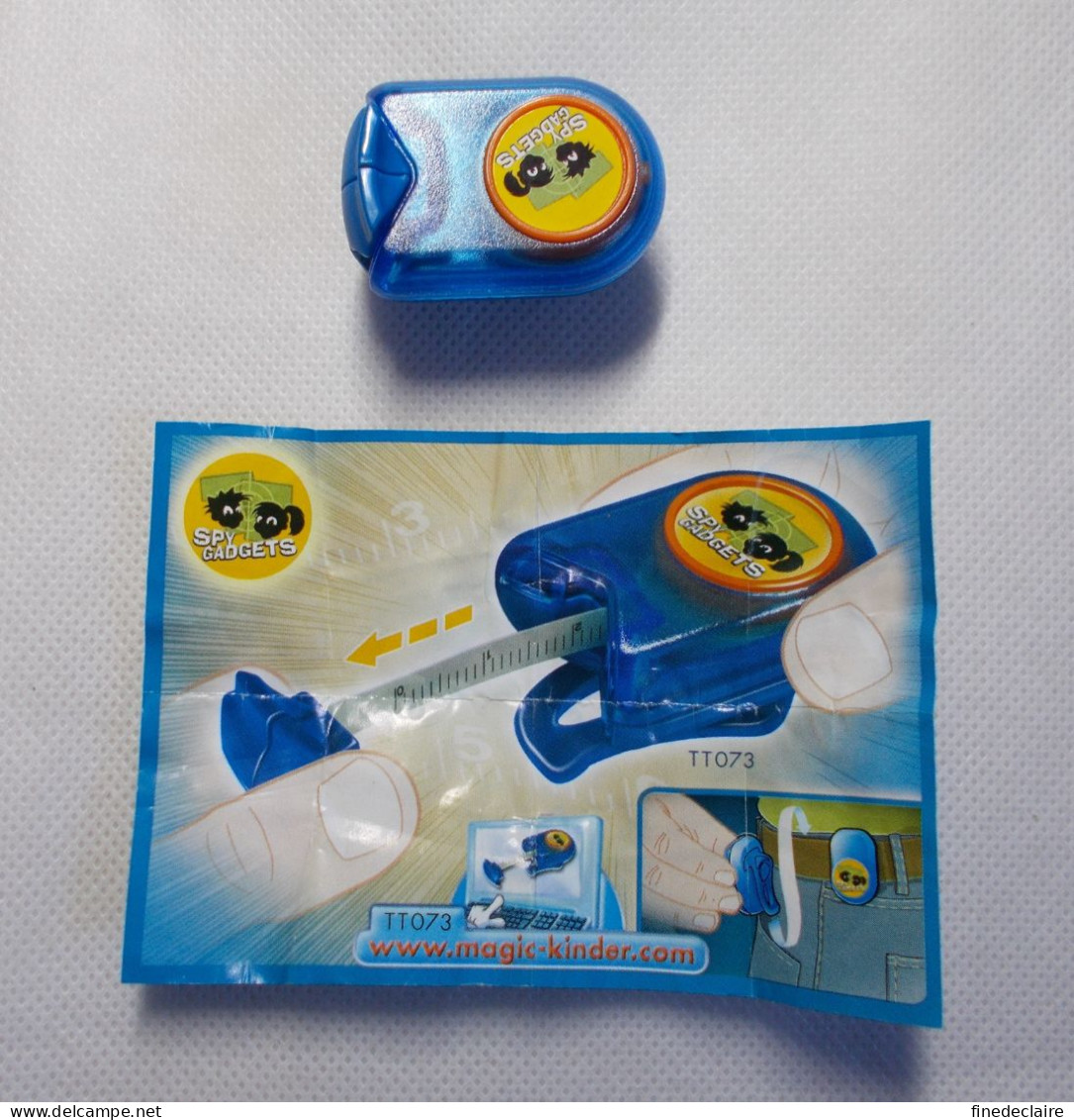 Kinder - Spy Gadgets - Mètre - TT073 - Avec BPZ - Monoblocchi