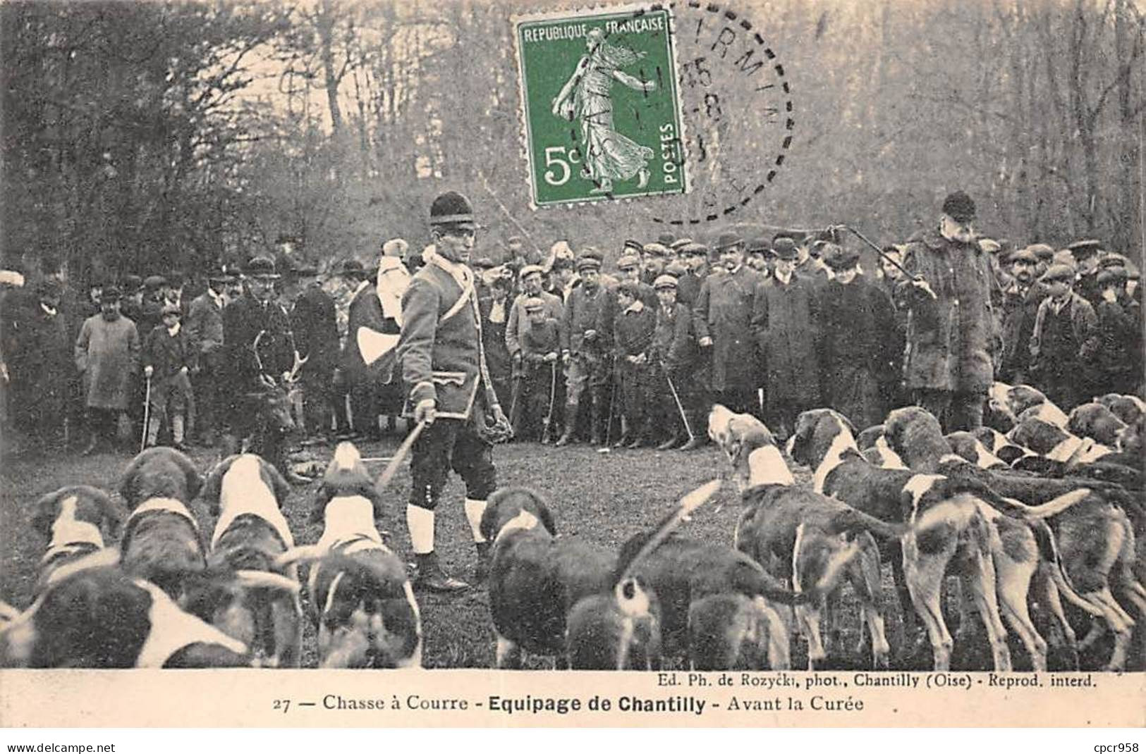 CHASSE - SAN37865 - Equipage De Chantilly - Une Chasse à Courre - Avant La Curée - Jagd