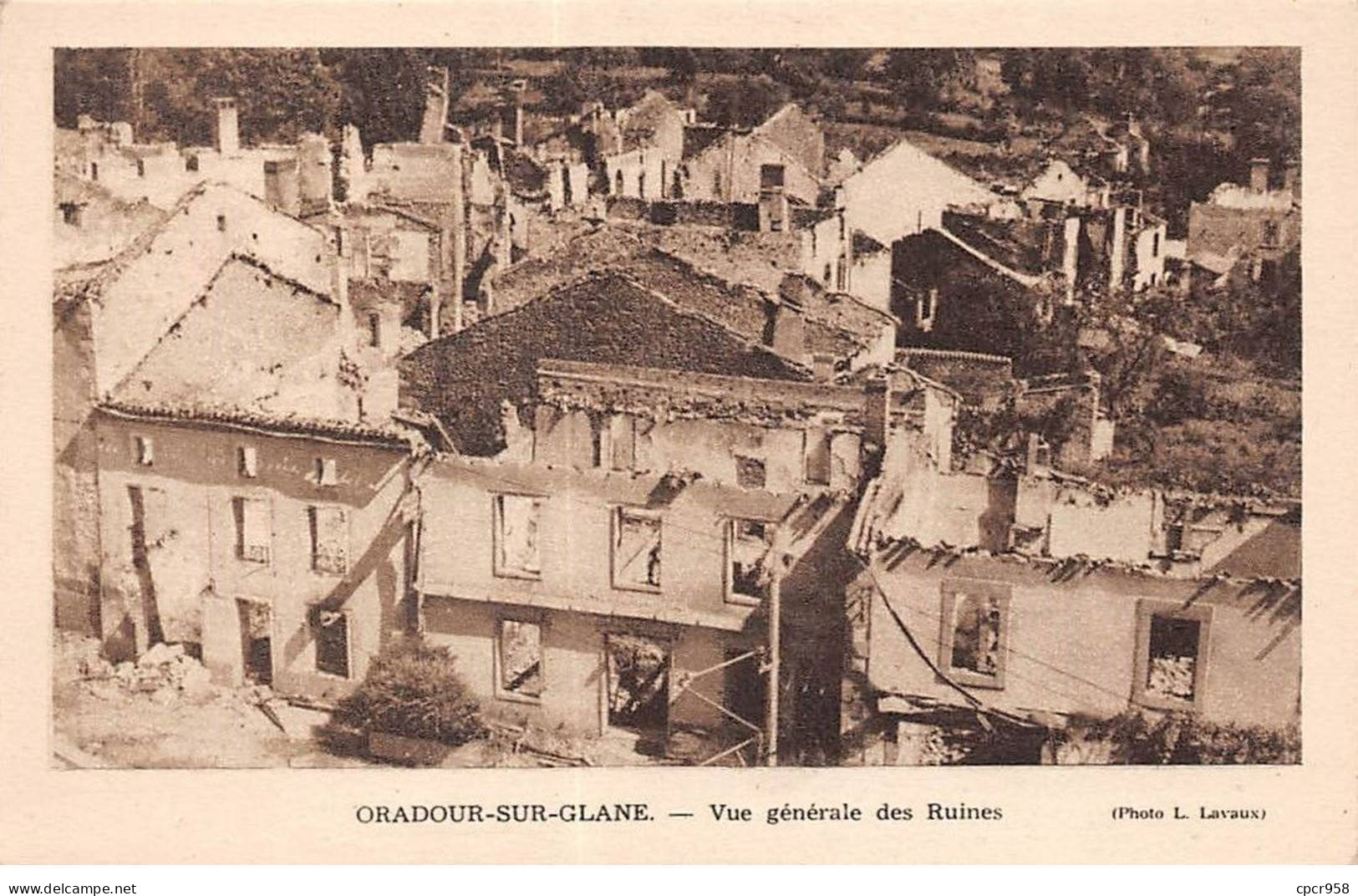 87 - ORADOUR SUR GLANE - SAN37757 - Vue Générale Des Ruines - Oradour Sur Glane