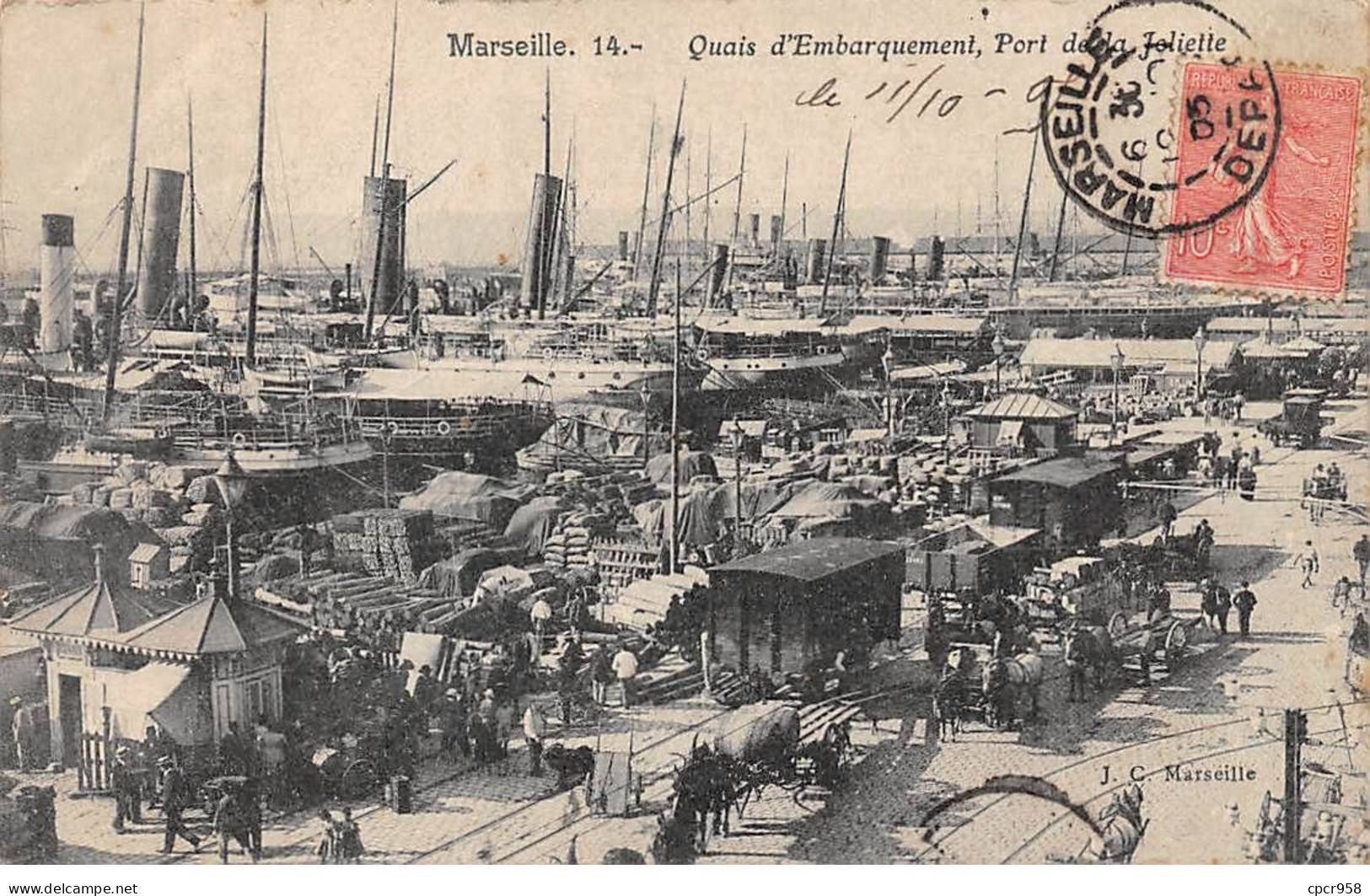 13 - MARSEILLE - SAN43175 - Quais D'Embarquement - Port De La Juliette - Vecchio Porto (Vieux-Port), Saint Victor, Le Panier