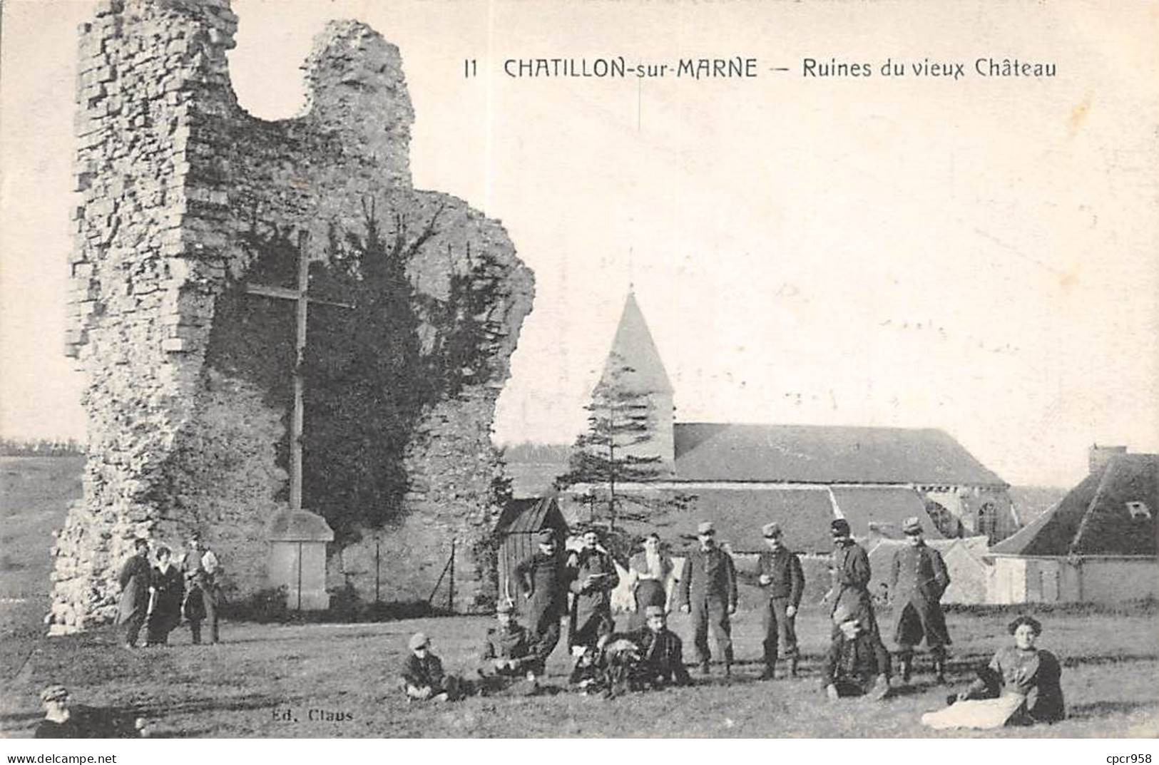 51 - CHATILLON SUR MARNE - SAN37446 - Ruines Du Vieux Château - Châtillon-sur-Marne