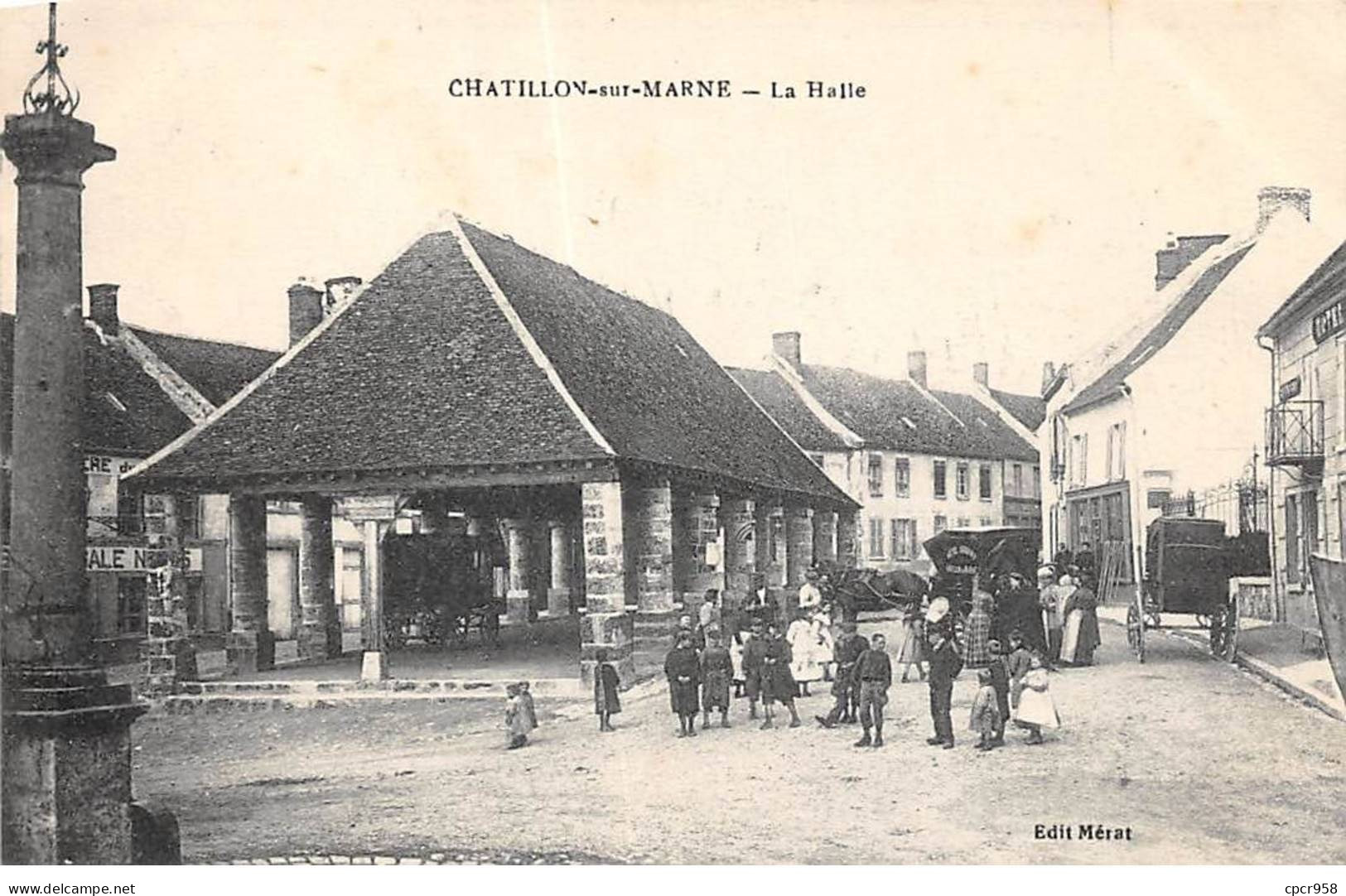 51 - CHATILLON SUR MARNE - SAN37445 - La Halle - Châtillon-sur-Marne