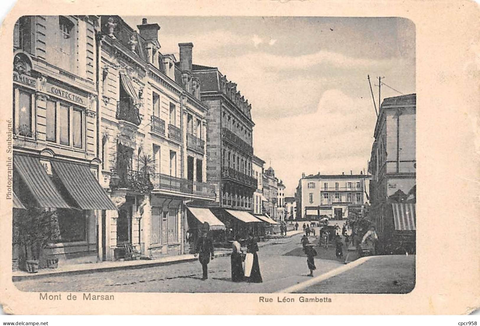 40 - MONT DE MARSAN - SAN43513 - Rue Léon Gambetta - En L'état - Mont De Marsan