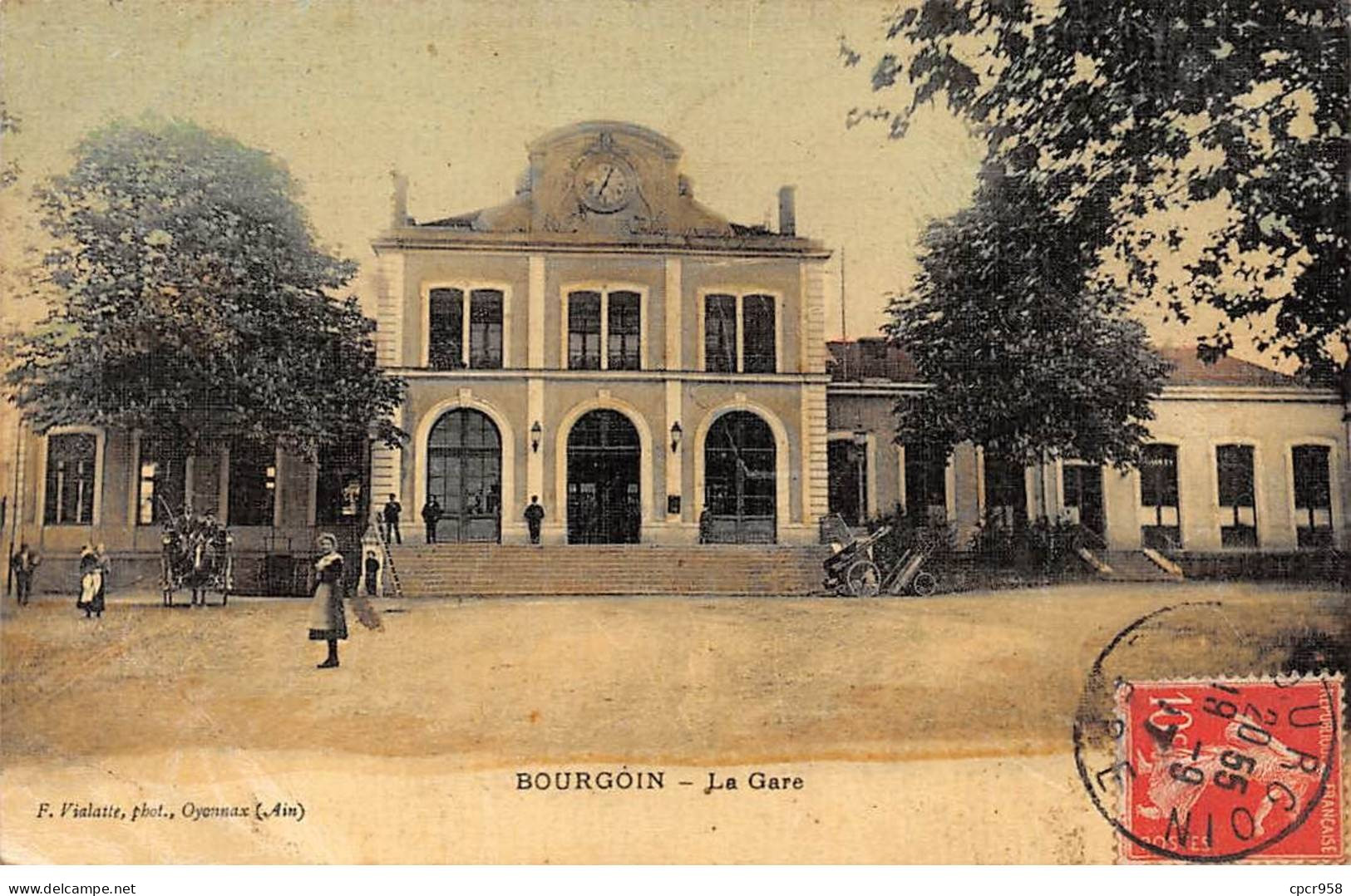 38 - BOURGOIN - SAN43491 - La Gare - Bourgoin