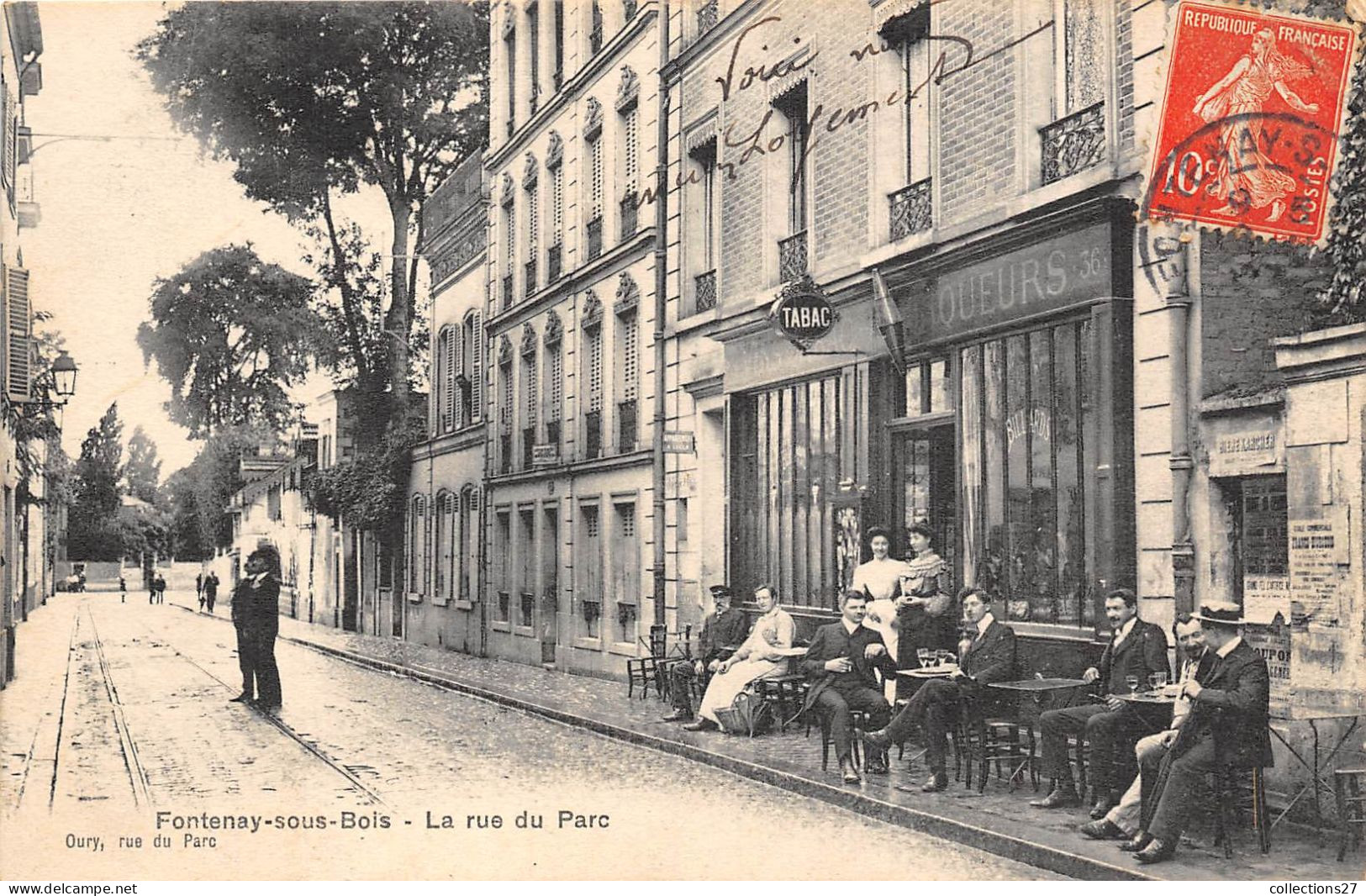 94-FONTENAY-SOUS-BOIS- LA RUE DU PARC - Fontenay Sous Bois