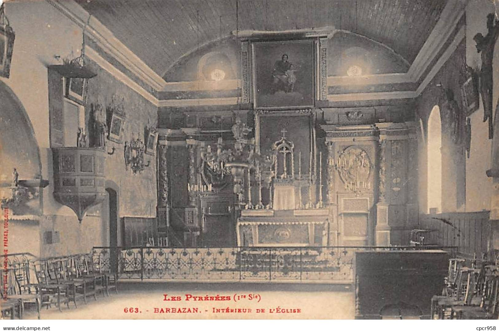 31 - BARBAZAN - SAN38120 - Intérieur De L'Eglise - Barbazan