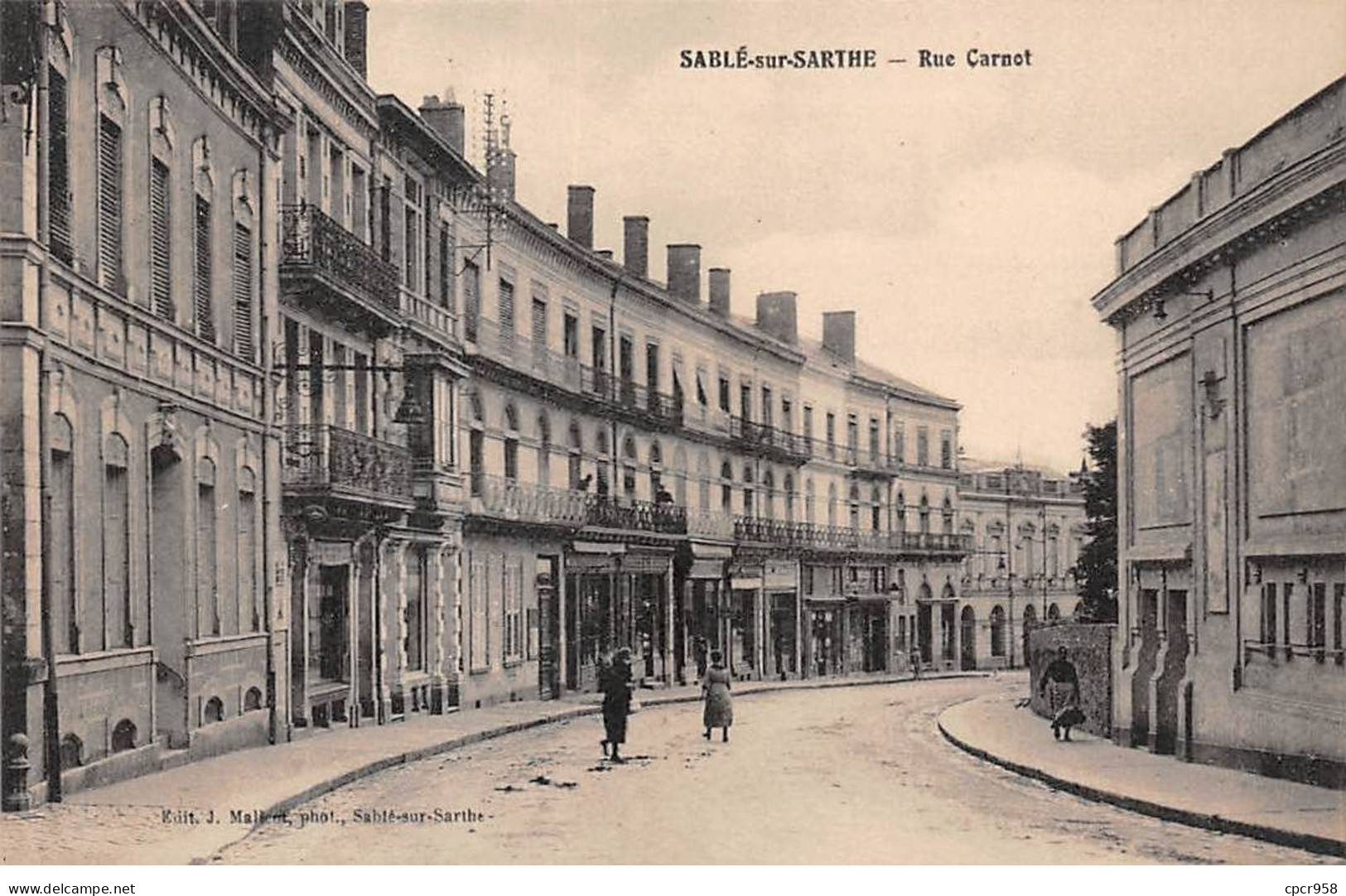 72.AM18957.Sablé Sur Sarthe.Rue Carnot - Sable Sur Sarthe
