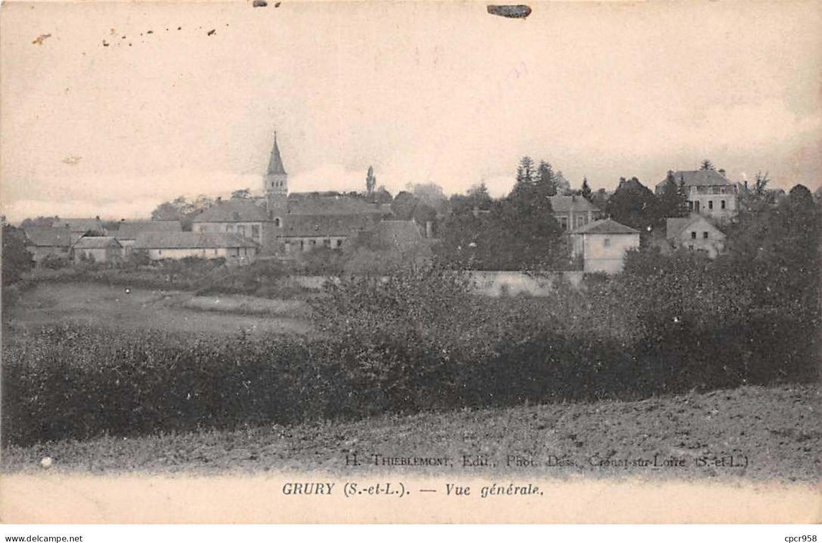 71.AM18943.Grury.Vue Générale - Otros & Sin Clasificación