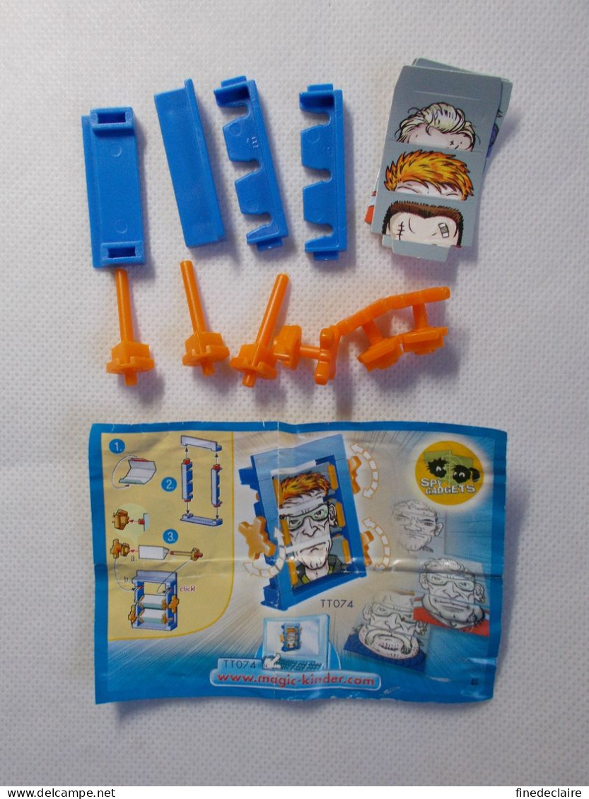 Kinder - Spy Gadgets - Portrait Robot - TT074 - Avec BPZ - Mountables