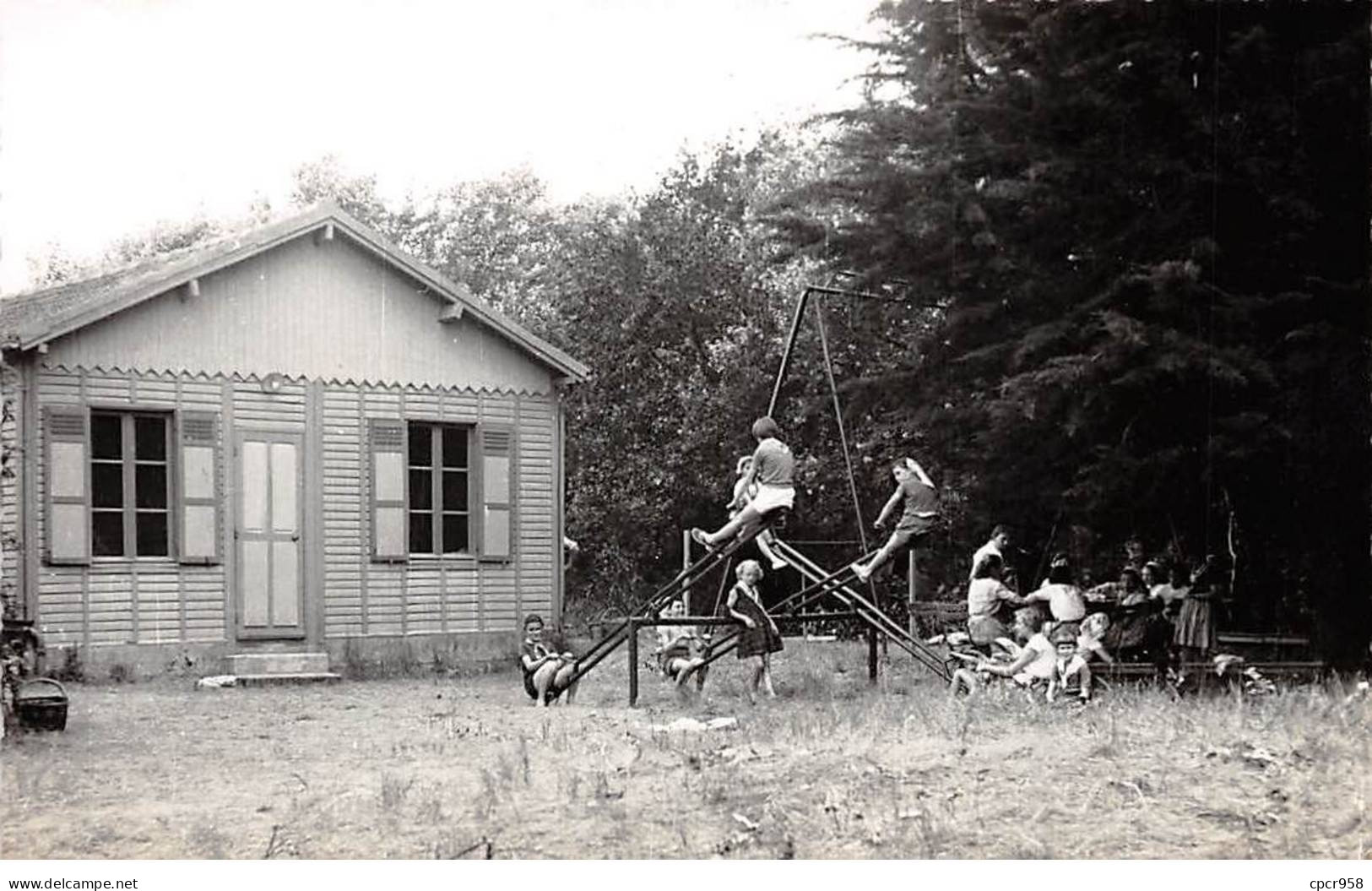 14 - N°83263 - Colonie Sylier - Le Home Sur Mer - Enfants Jouant à La Balançoire - Carte Photo - Autres & Non Classés