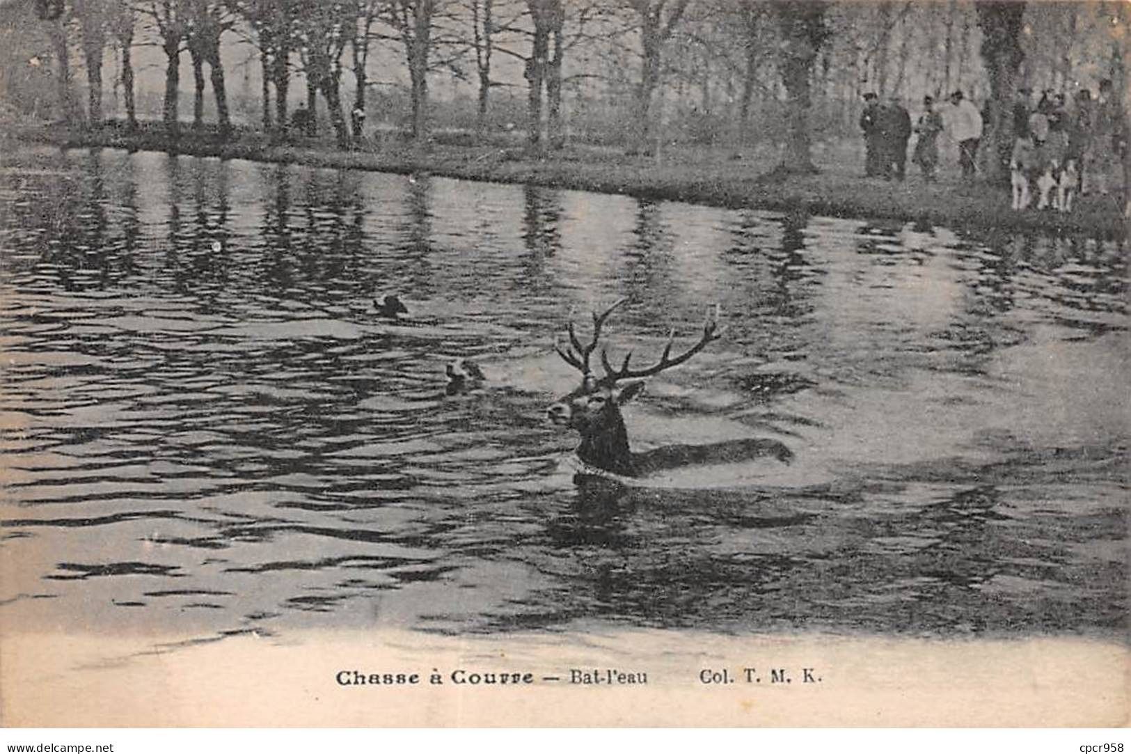 CHASSE - SAN37931 - Chasse à Courre - Bat-l'eau - Jagd