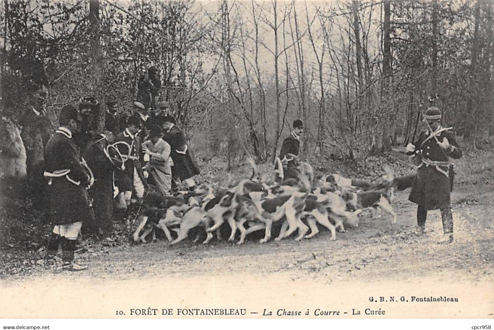 CHASSE - SAN37842 - Forêt De Fontainebleau - La Chasse à Courre - La Curée - Jagd