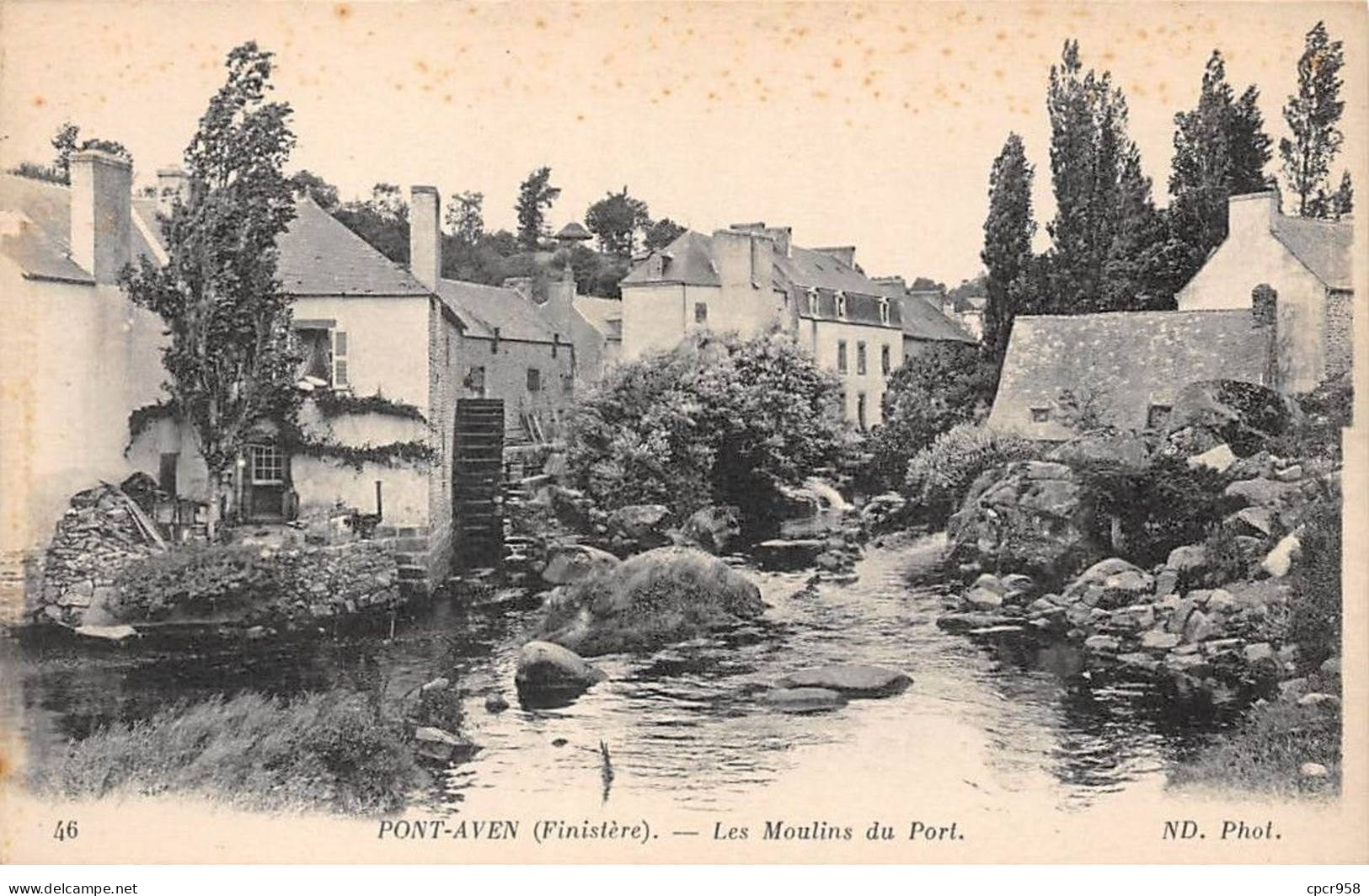 29 - PONT AVEN - SAN43349 - Les Moulins Du Port - Pont Aven