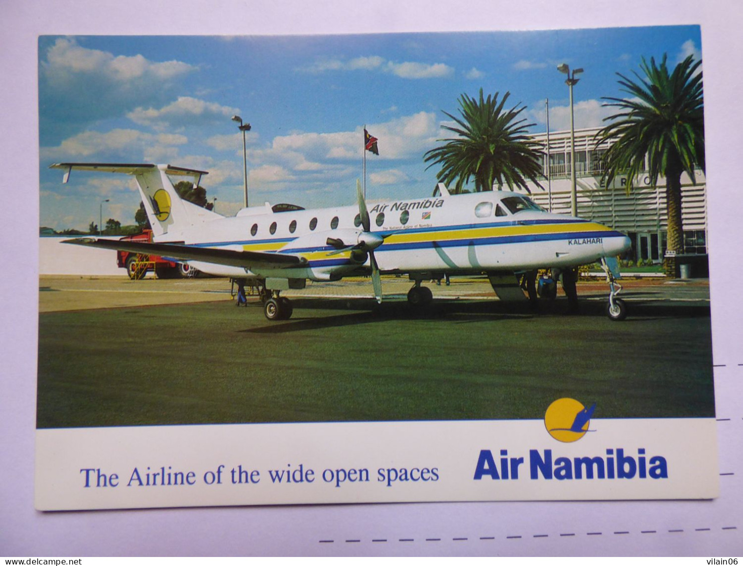 AIR NAMIBIA   BEECH 1900C  /   AIRLINE ISSUE / CARTE COMPAGNIE - 1946-....: Era Moderna