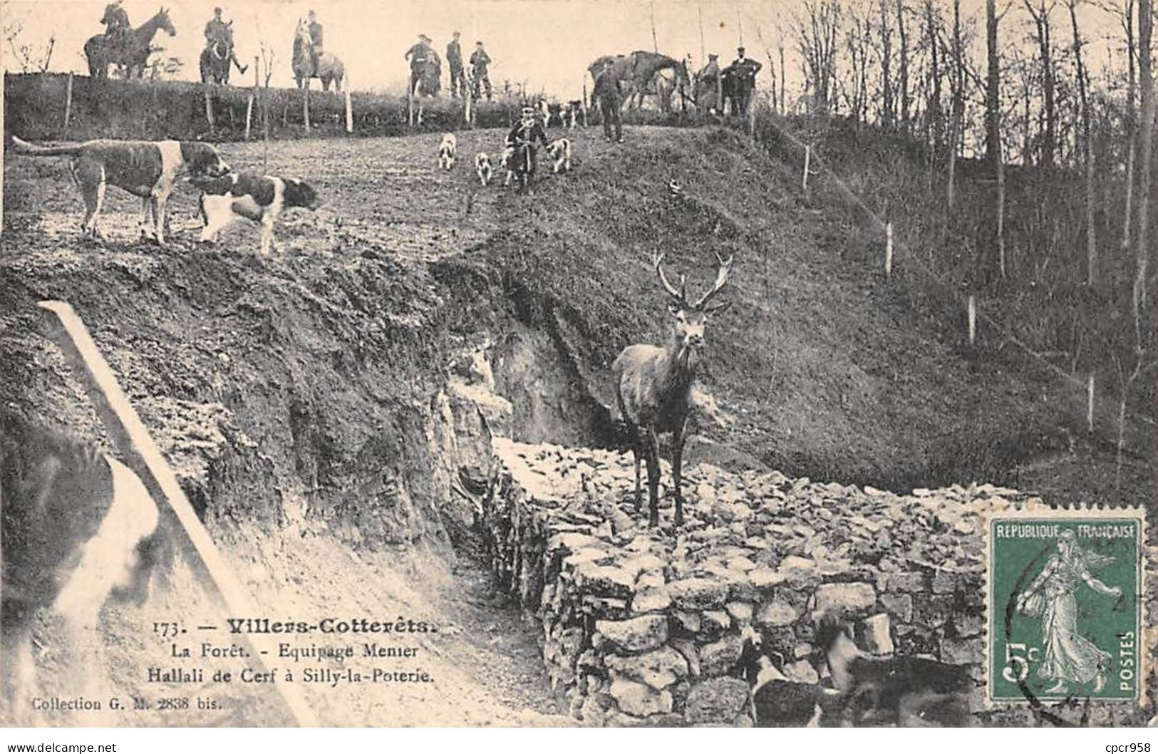 CHASSE - SAN37892 - Forêt De Villers Cotterêts - Equipage Menier - Hallali De Cerf à Silly La Poterie - Hunting