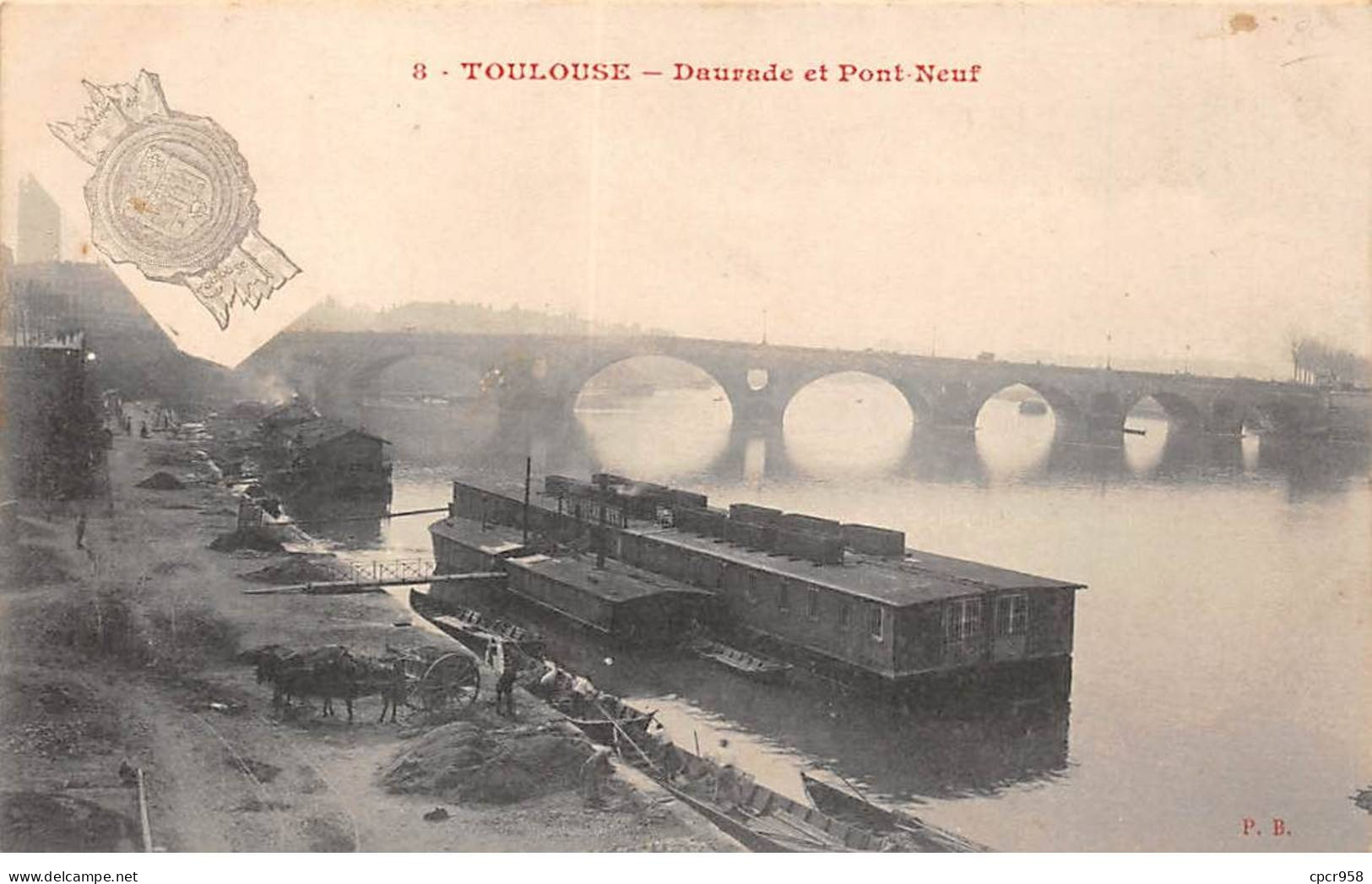 31 - TOULOUSE - SAN38052 - Daurade Et Pont Neuf - Toulouse