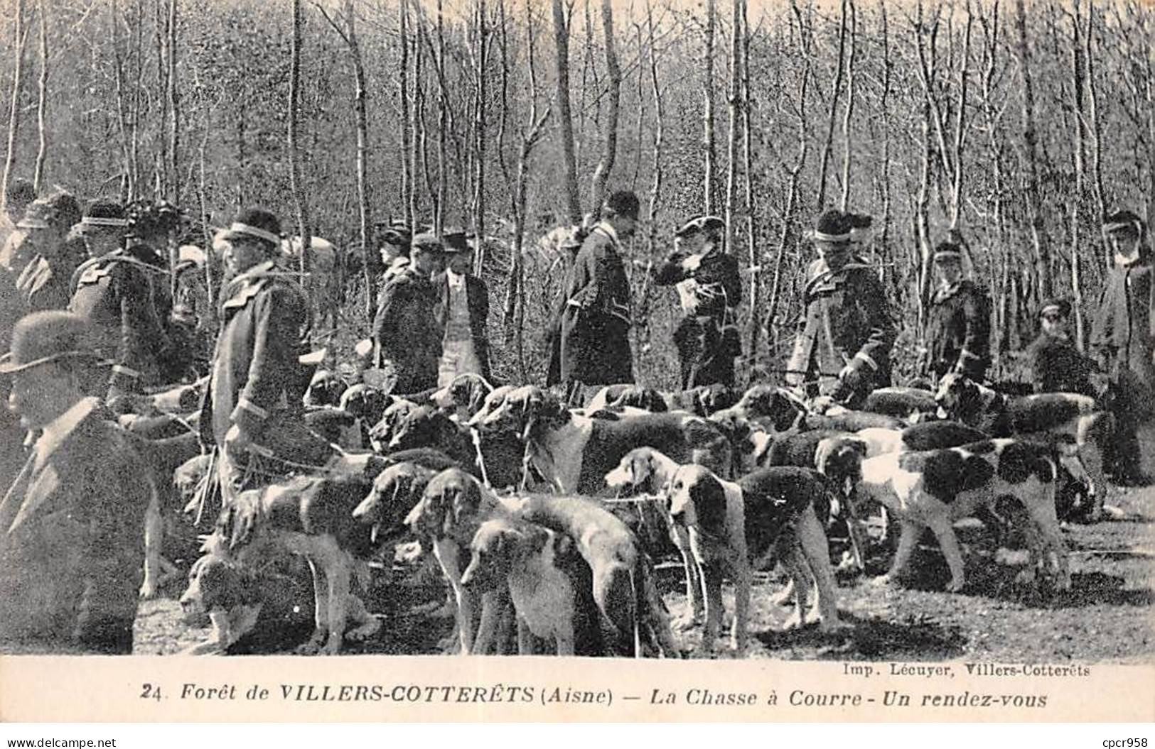 CHASSE - SAN37891 - Forêt De Villers Cotterêts - La Chasse à Courre - Un Rendez Vous - Hunting