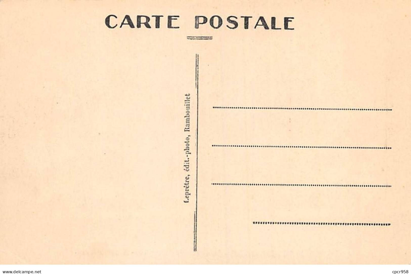 CHASSE - SAN37883 - Forêt De Rambouillet - Equipages De Bonnelles - Avant Le Lancé - Hunting