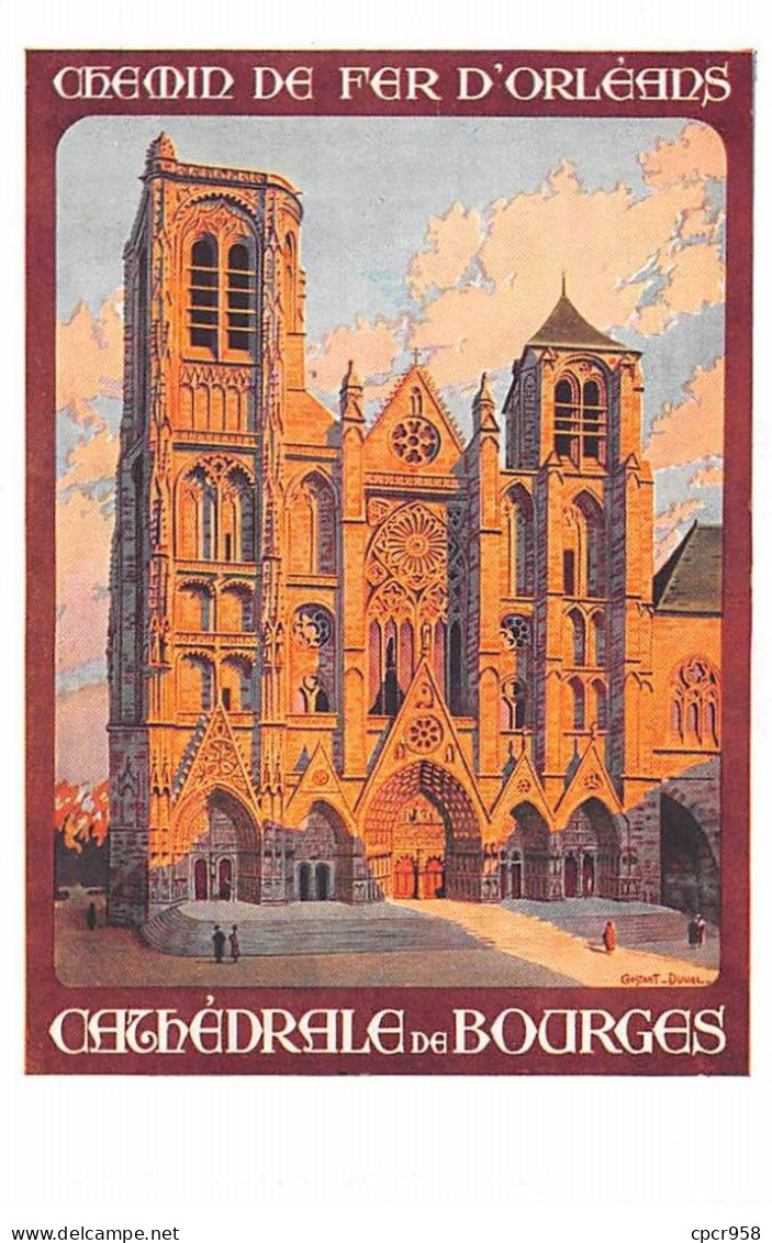 18 - BOURGES - SAN43226 - La Cathédrale - Chemin De Fer D'Orléans - Bourges