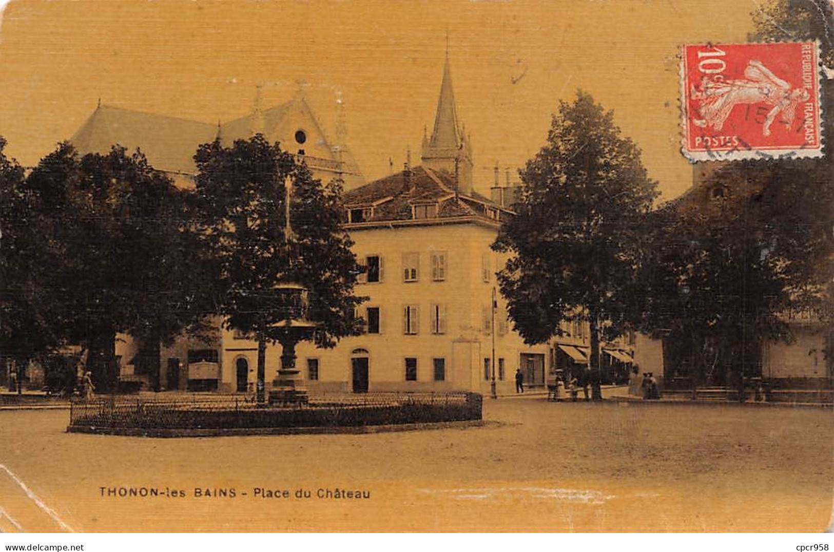 74 - THONON LES BAINS - SAN43986 - Place Du Château - Thonon-les-Bains