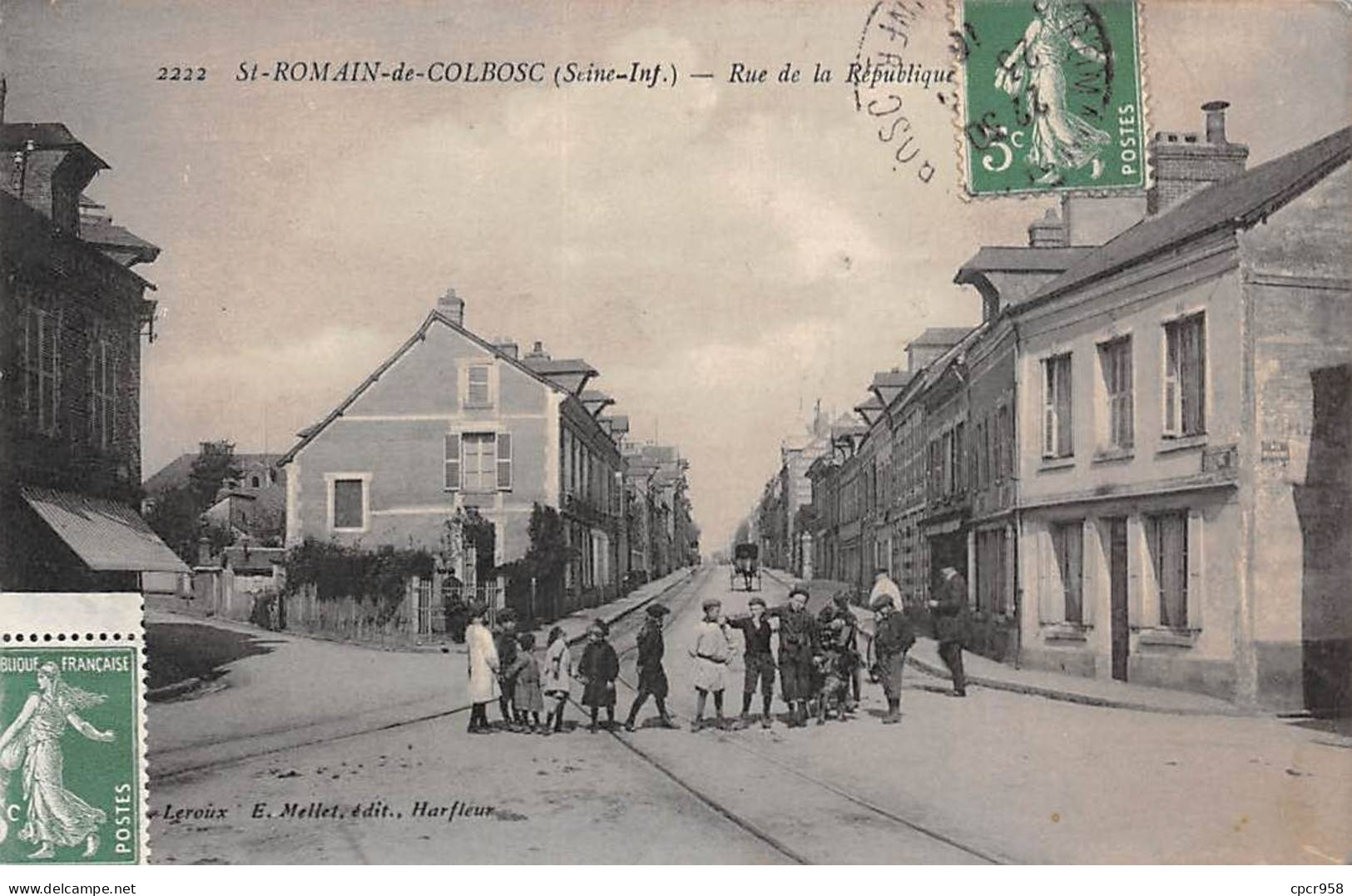 76.AM19058.Saint Romain De Colbosc.N°2222.Rue De La République - Saint Romain De Colbosc