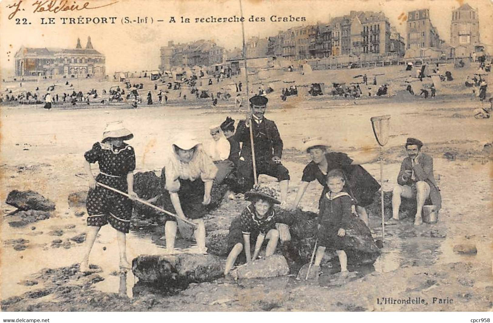 76.AM19049.Le Tréport.N°22.A La Recherche Des Crabes - Le Treport