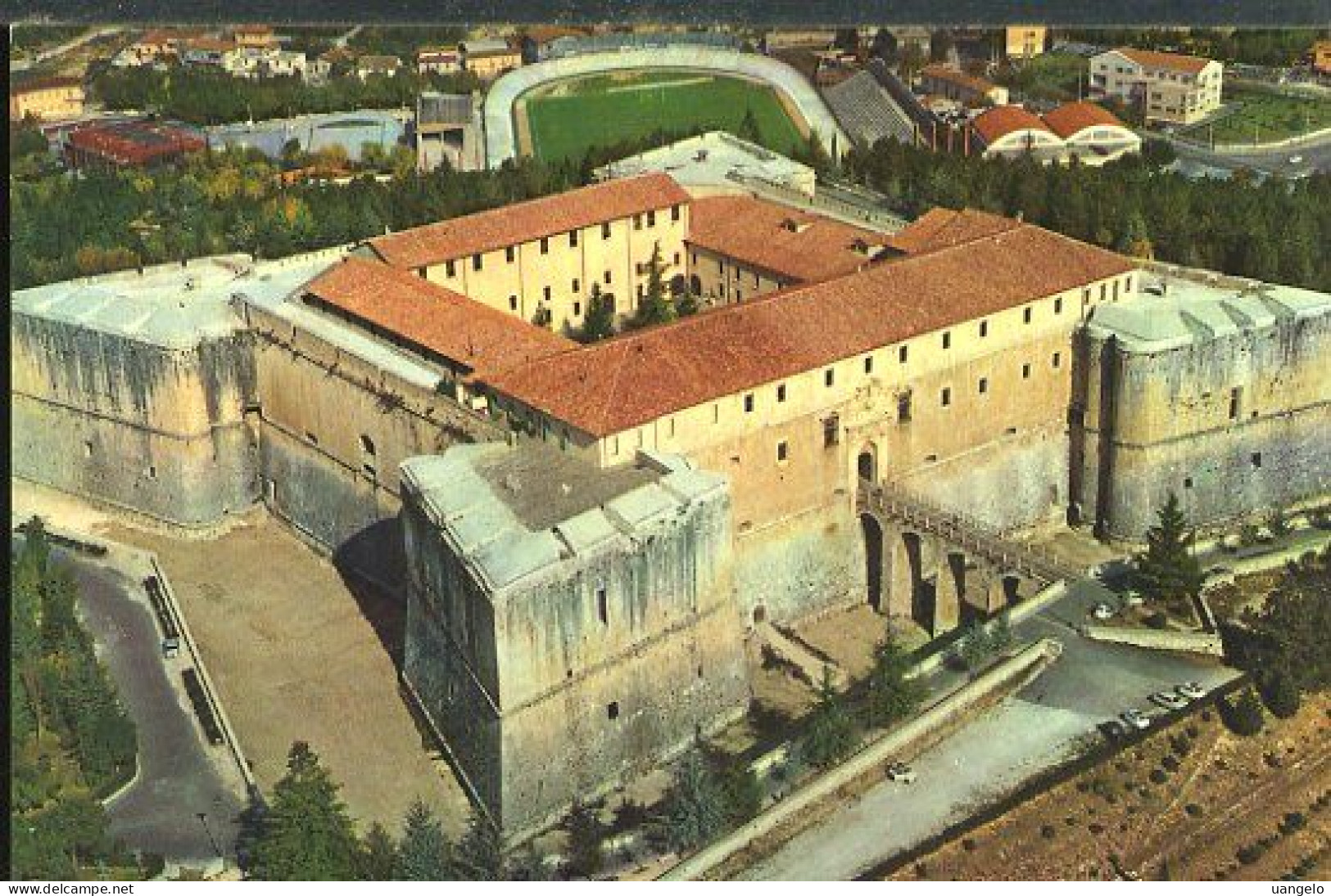 AB555 L'AQUILA - VEDUTA AEREA DEL CASTELLO - L'Aquila