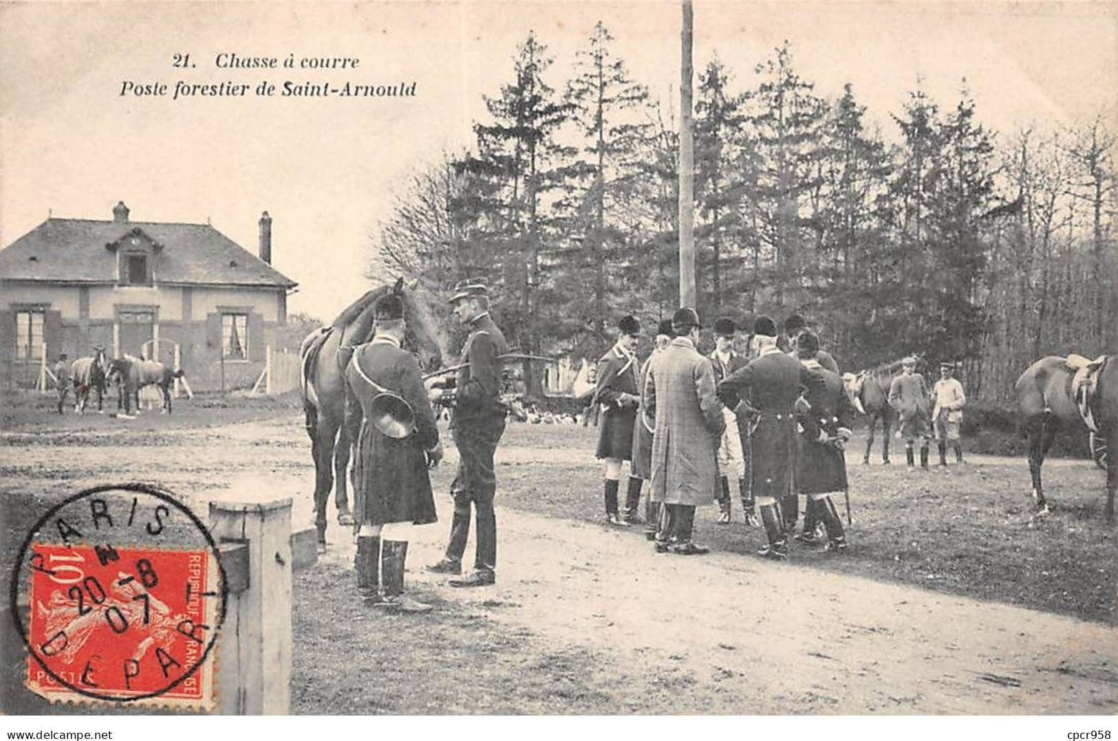 CHASSE - SAN37955 - Chasse à Courre - Poste Forestier De Saint Arnould - Jacht