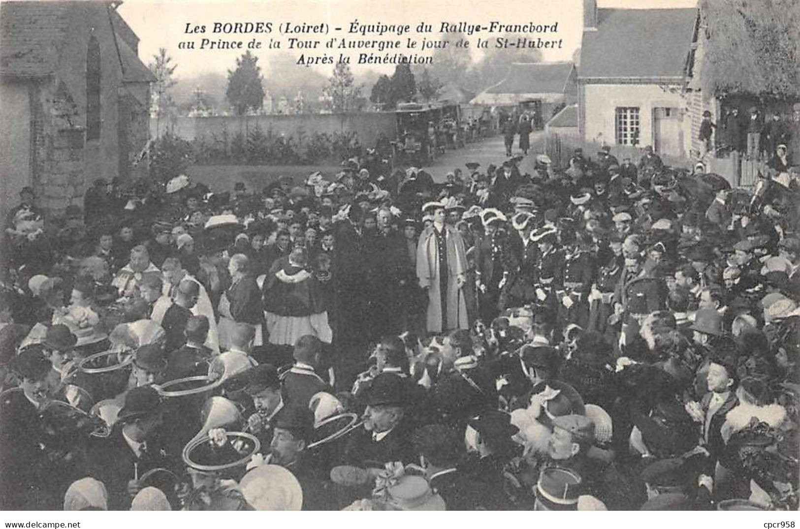 CHASSE - SAN37954 - Les Bordes - Equipage Du Rallye Francbord Au Prince De La Tour D'Auvergne Le Jour De La St Hubert - Jacht