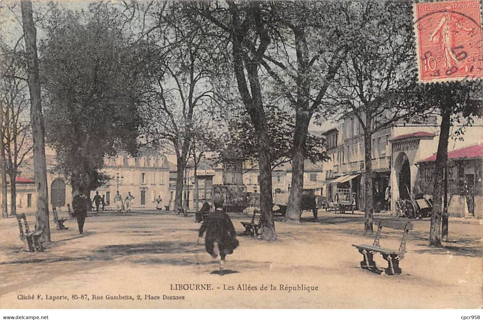 33 - LIBOURNE - SAN43401 - Les Allées De La République - Libourne