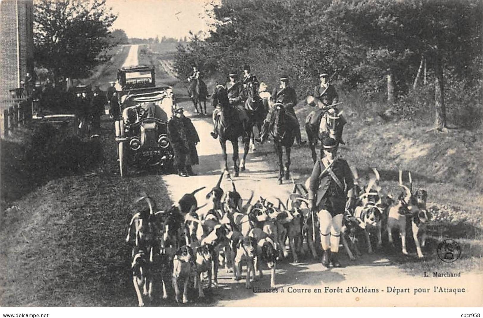 CHASSE - SAN37948 - Chasses à Courre En Forêt D'Orléans - Départ Pour L'Attaque - Chasse